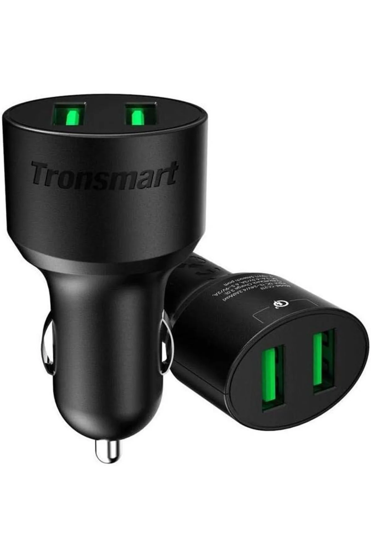 TTKTEKNOLOJİ CC2TF Çift USB Çıkışlı Qualcomm QC 3.0 Araç Şarj Cih