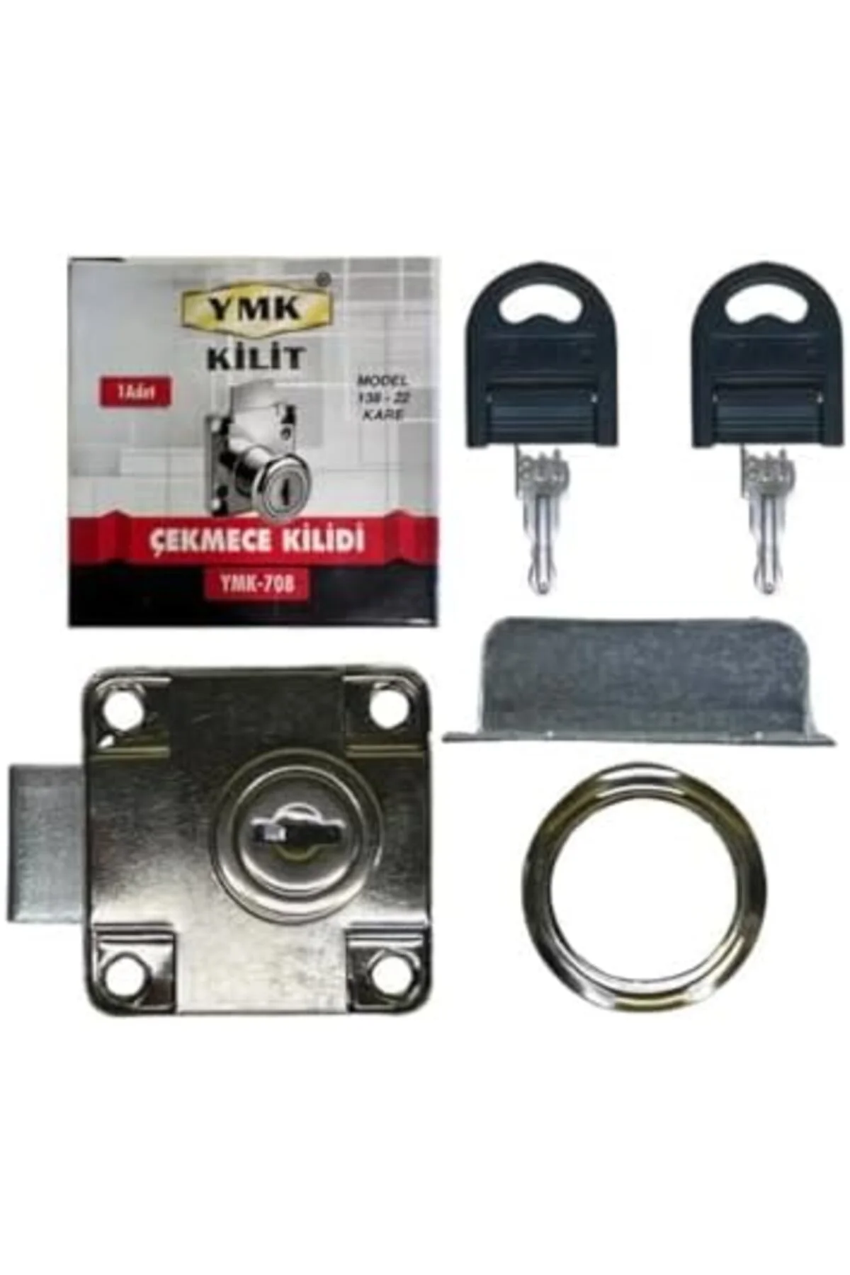 TTKTEKNOLOJİ Çekmece Kapak Kilidi Kare KRK 395519