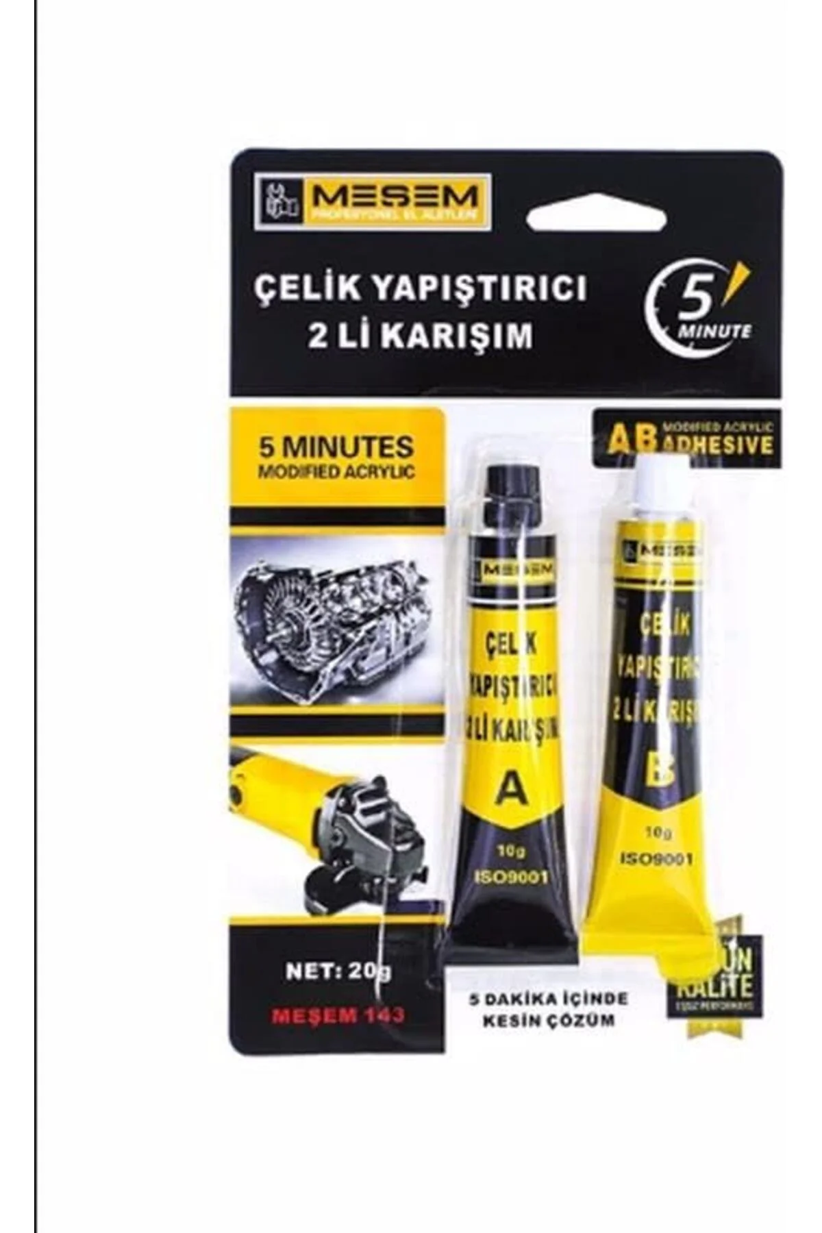TTKTEKNOLOJİ Çelik Yapıştırıcı 2’li Karışım 20 GR KRK 395519