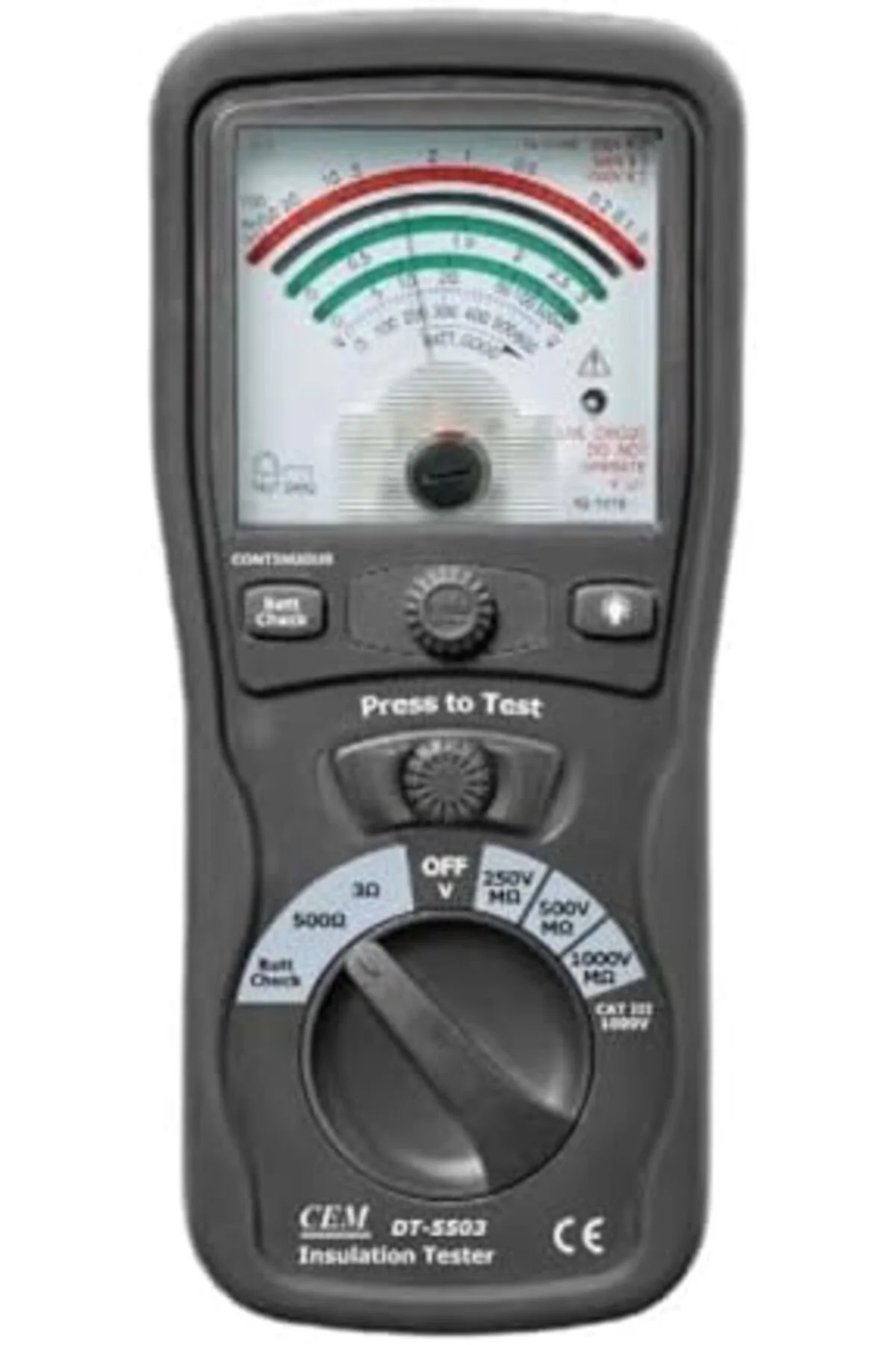 TTKTEKNOLOJİ CEM DT-5503 1000V Analog İzolasyon Test Cihazı KRK 3