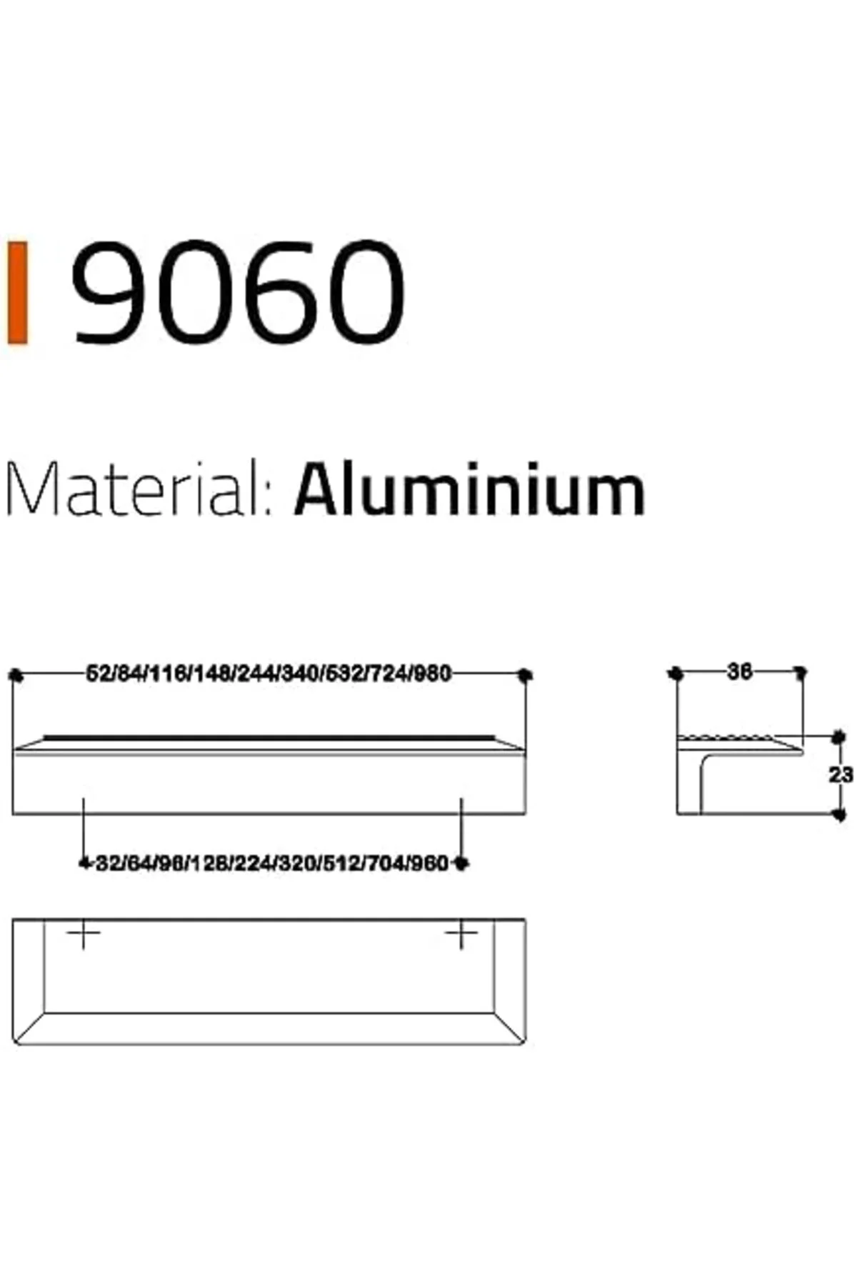 TTKTEKNOLOJİ /Çizgili Kulp tek adet 512 mm altın renk KRK 395519