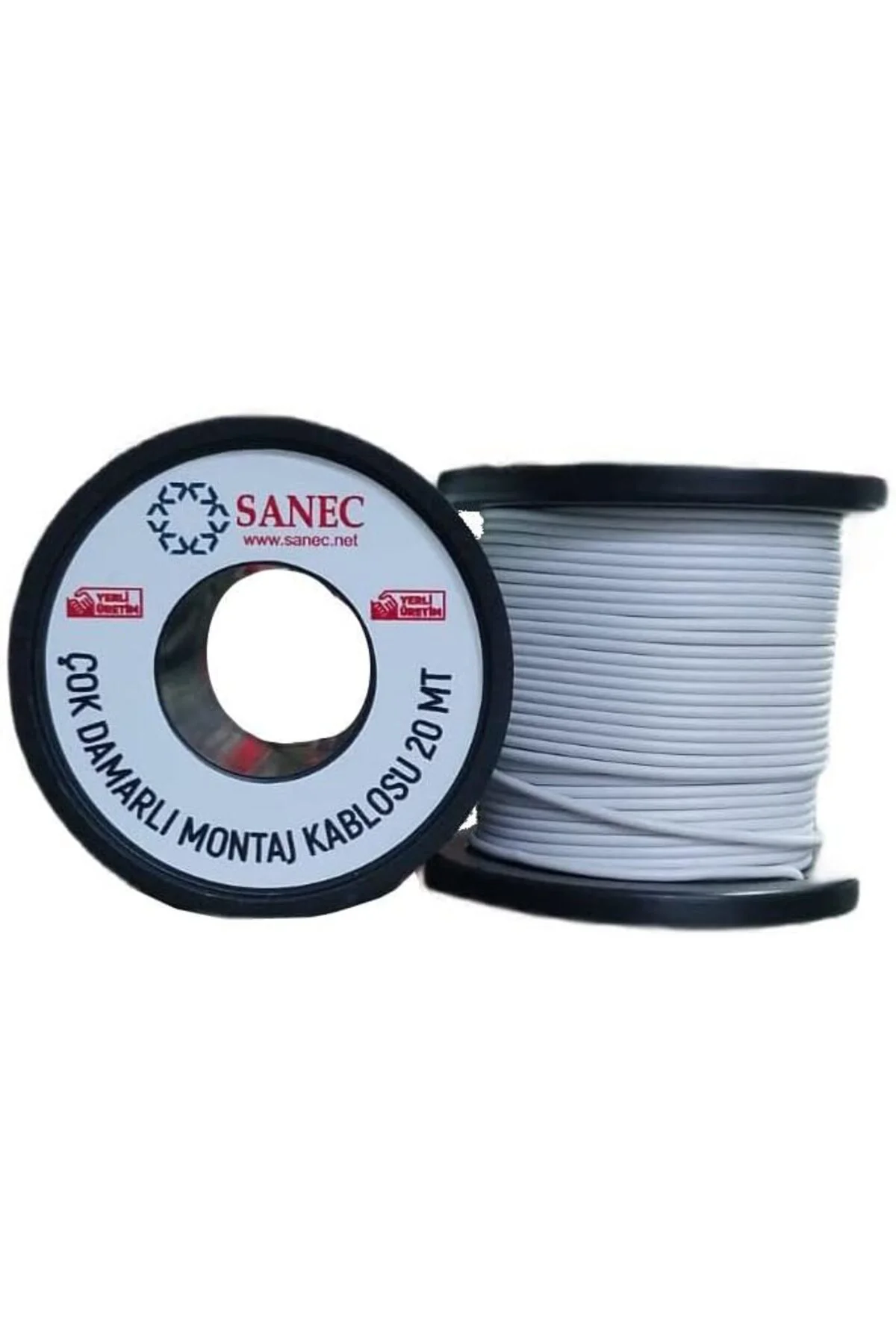 TTKTEKNOLOJİ Çok Damarlı Montaj Kablosu - 22 AWG - 20 Metre - Bey