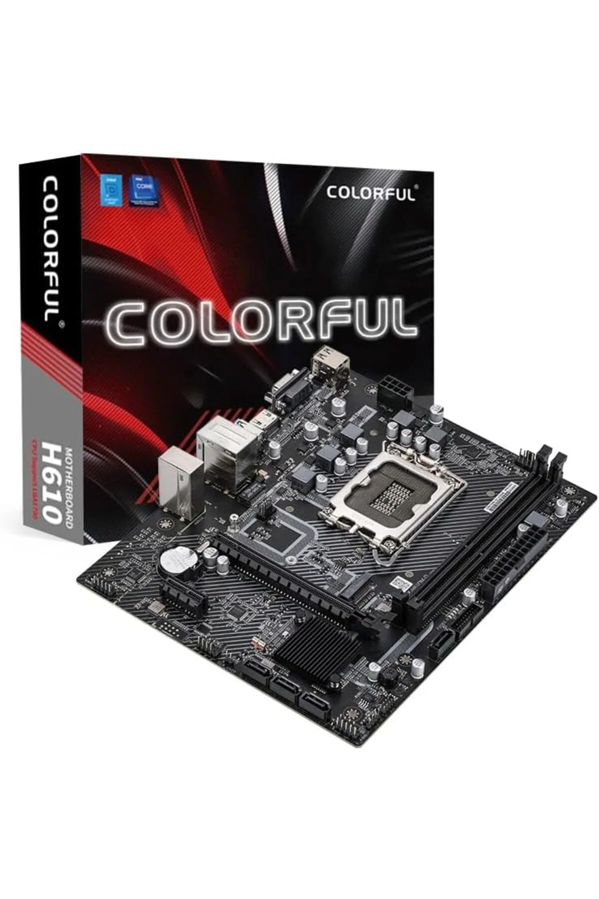 TTKTEKNOLOJİ COLORFUL H610M-D V20A DDR4 INTEL H610 M-ATX TTKTEKNO