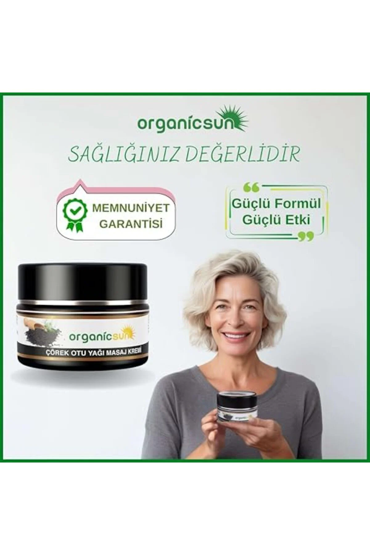 TTKTEKNOLOJİ Çörek Otu Yağlı Ağrı Masaj Kremi Kas Eklem 100 ml x 