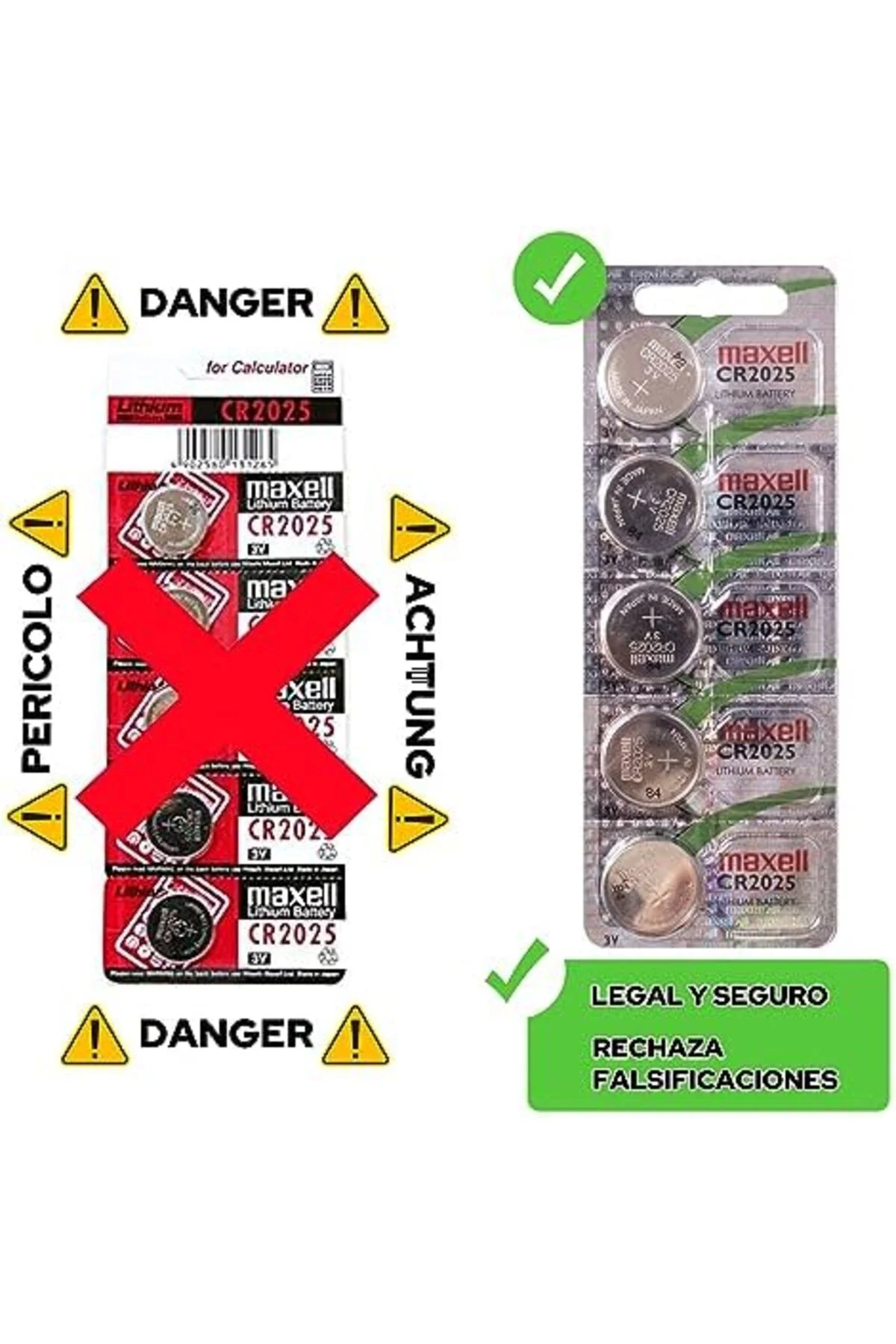 TTKTEKNOLOJİ CR2025 piller, 5 adet, Lityum, 3 V, 170 mAh, gri TTK