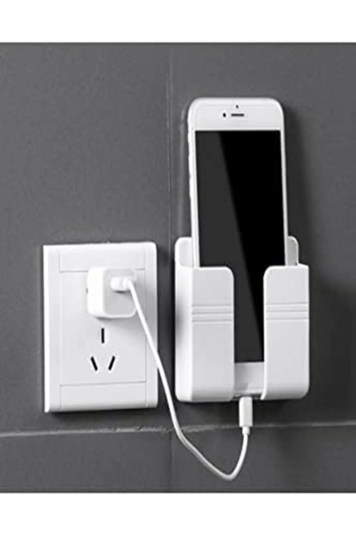 TTKTEKNOLOJİ Duvara Monte Edilen Telefon Ve Kumanda Standı Plasti TTKTEKNOLOJİ Duvara Monte Edilen Telefon Ve Kumanda Standı Plasti