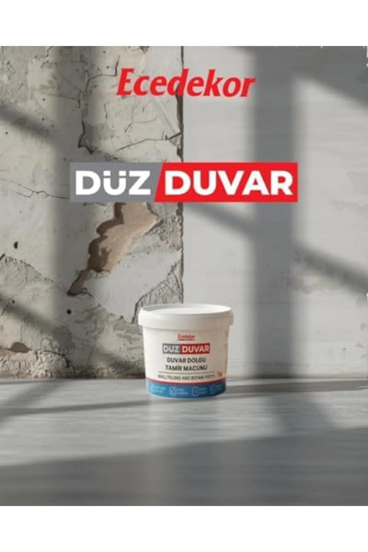 TTKTEKNOLOJİ Düz Duvar - Dolgu ve Tamir Macunu, Su Bazlı, Solvent TTKTEKNOLOJİ Düz Duvar - Dolgu ve Tamir Macunu, Su Bazlı, Solvent