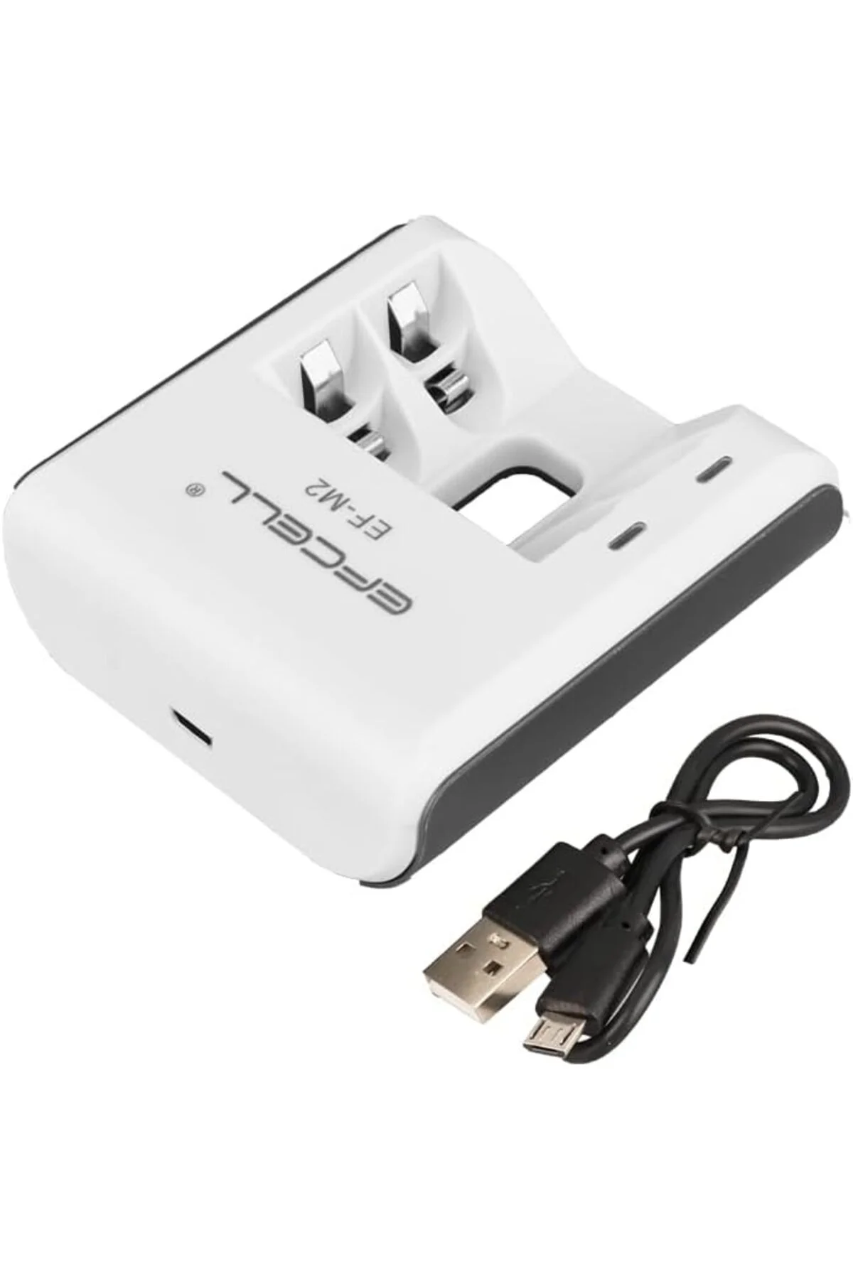 TTKTEKNOLOJİ EF-M2 Pil Şarj Aleti 2Li Usb AA-AAA Ni-Mh Ni-Cd X TT