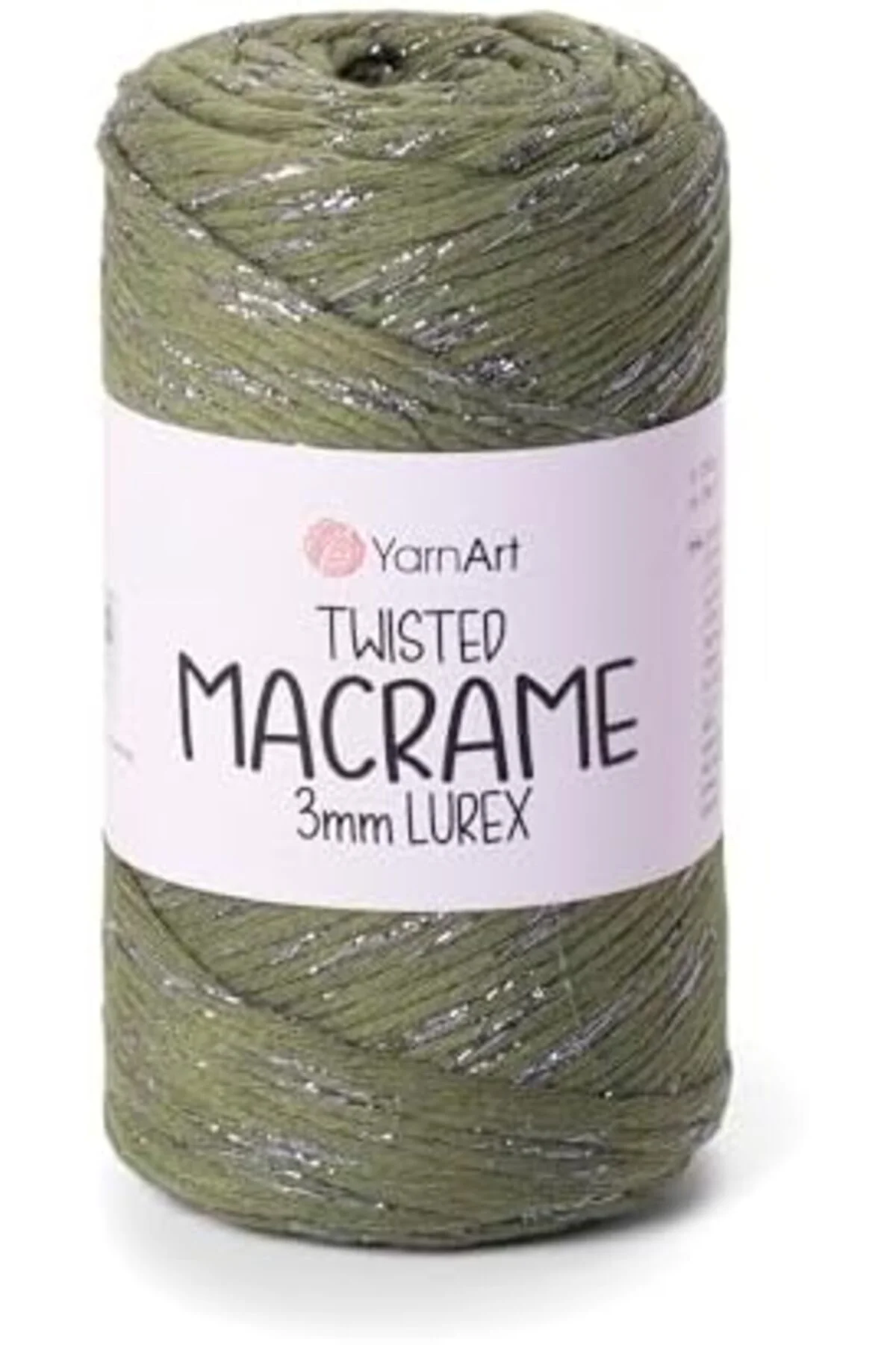 TTKTEKNOLOJİ El Örgü İpi TWISTED MACRAME 3MM LUREX, 787, 4x250 gr