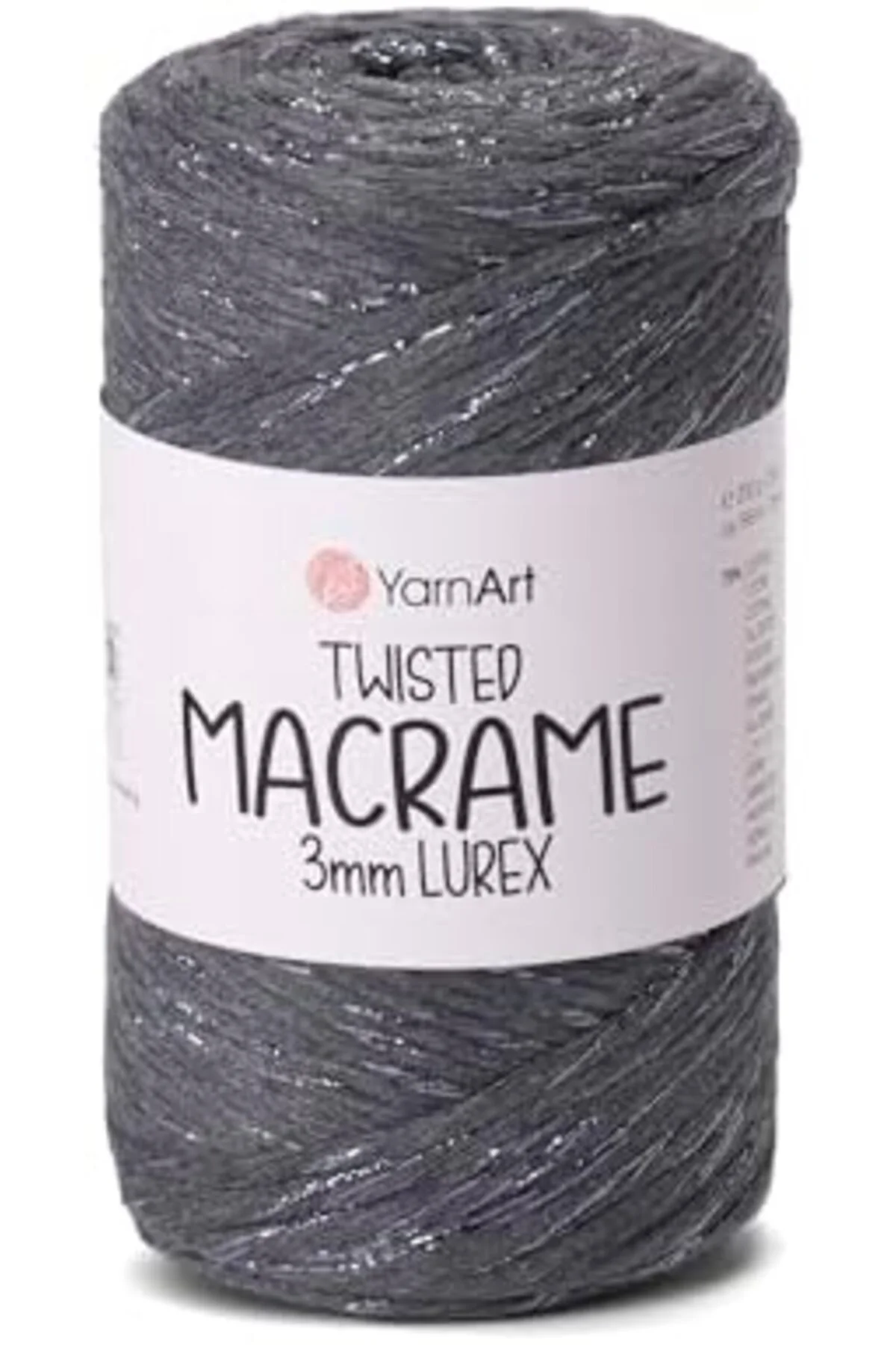 TTKTEKNOLOJİ El Örgü İpi TWISTED MACRAME 3MM LUREX, 758, 4x250 gr