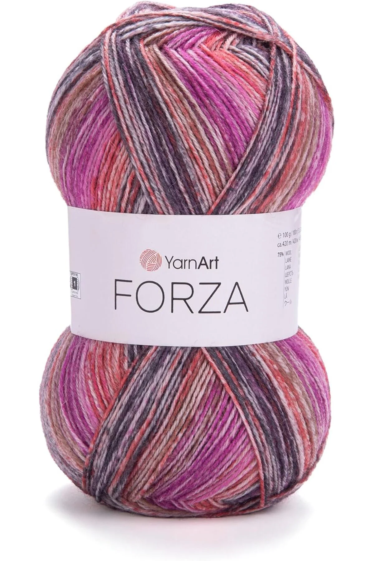 TTKTEKNOLOJİ El Örgü İpi FORZA, 2601, 5x100 gr KRK 395519