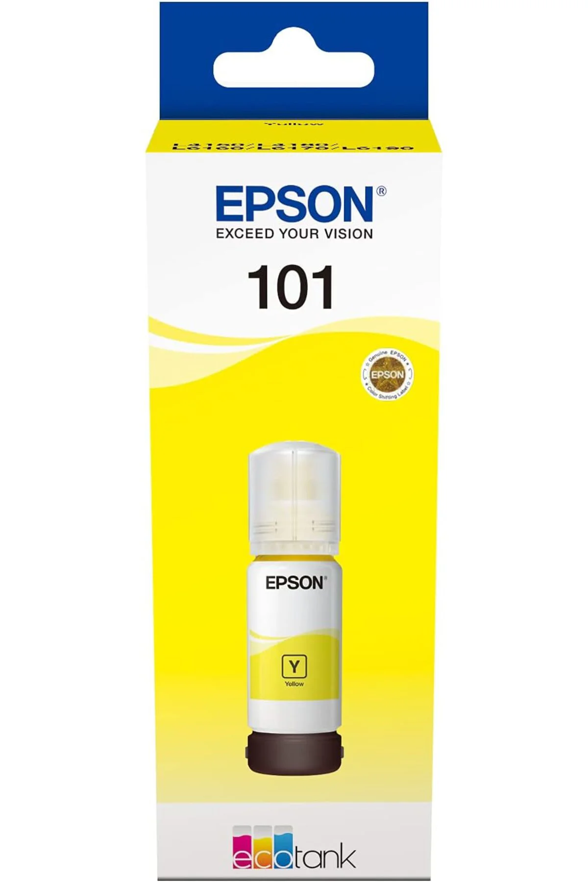TTKTEKNOLOJİ Epson 101 EcoTank Y (T03V4) Orijinal Mürekkep Kartuş