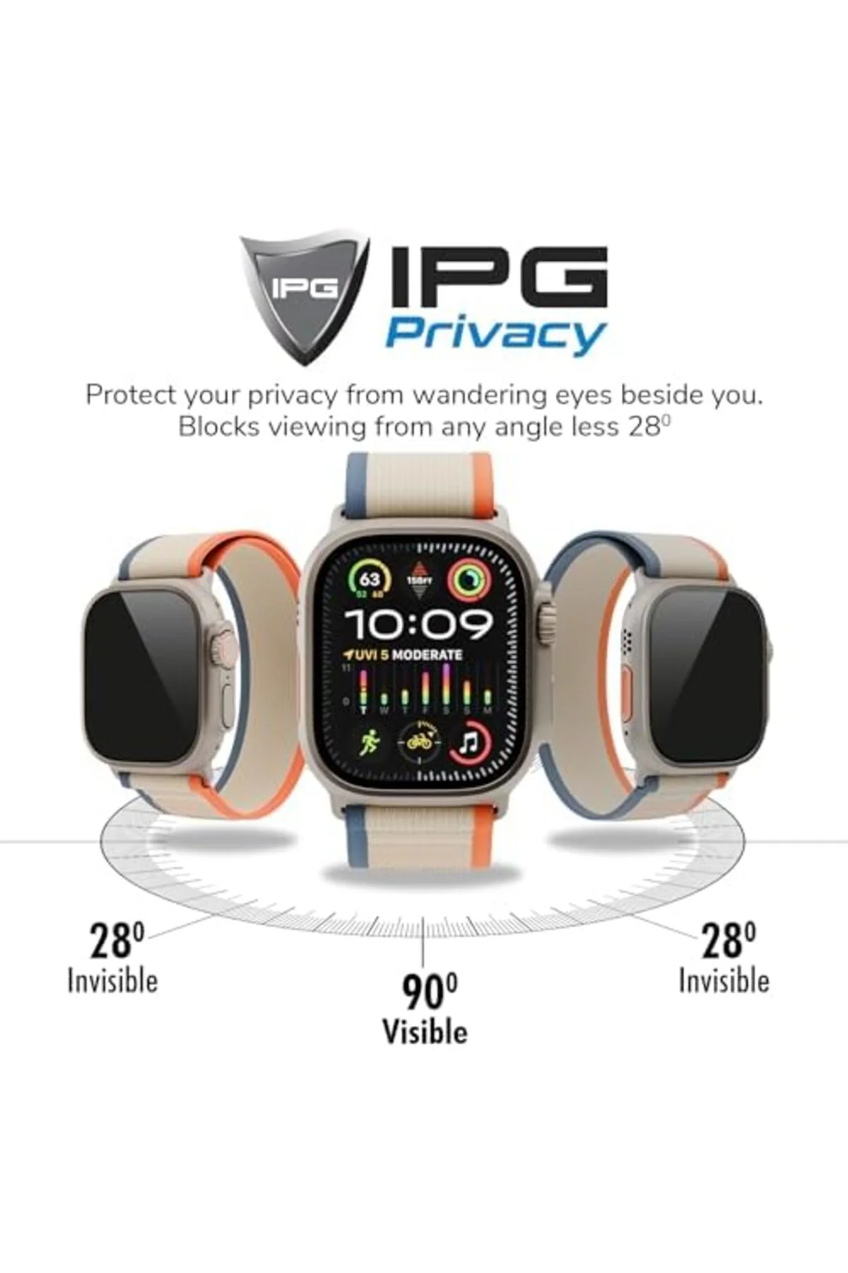 TTKTEKNOLOJİ Fit 4 PRO için IPG Privacy Gizlilik (Anti-Spy) Ekran