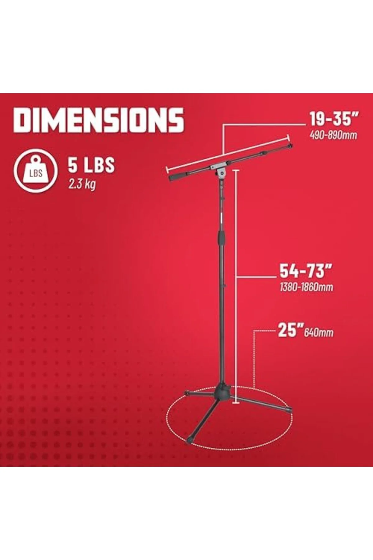 TTKTEKNOLOJİ Frameworks GFW-MIC-2020 | Standart Tek Bölümlü Boom 