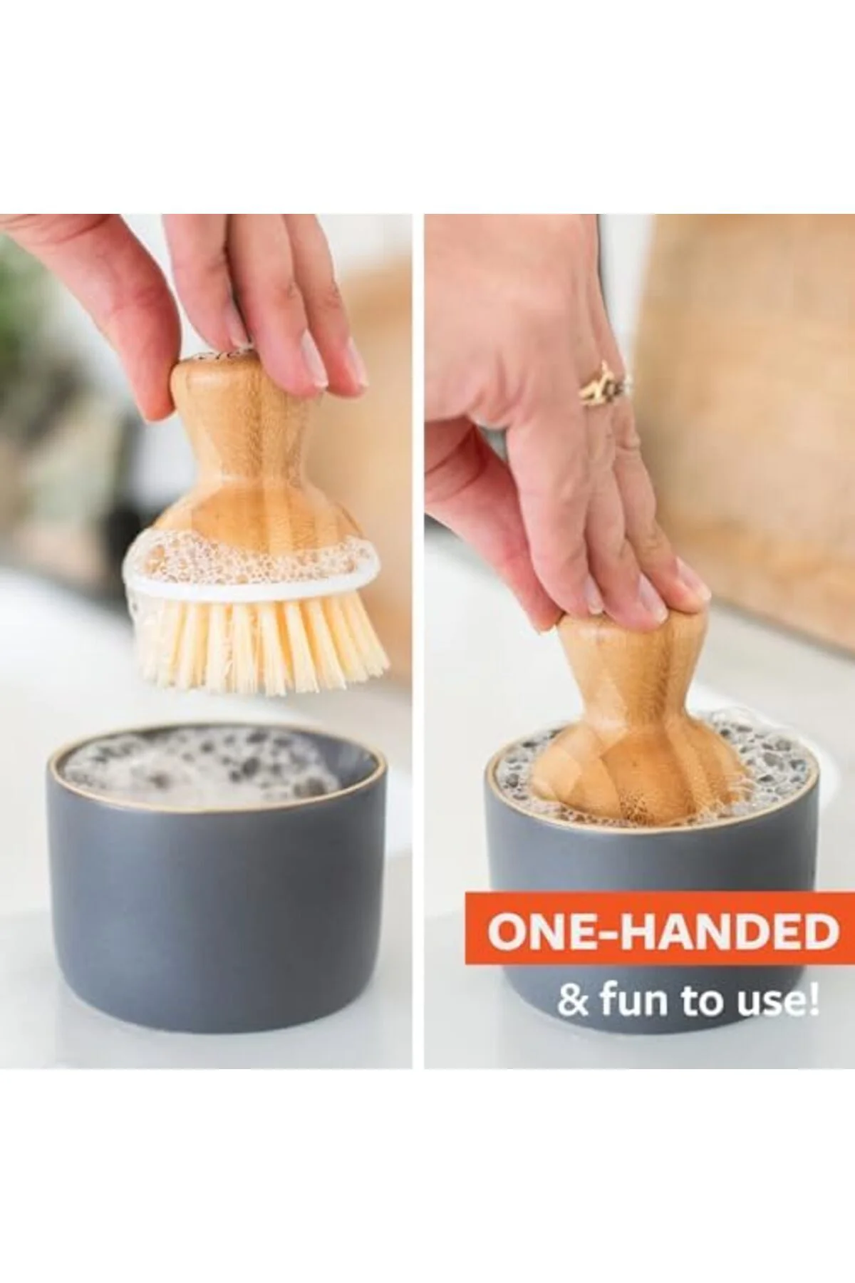 TTKTEKNOLOJİ Full Bubble bis Keramik Seifenspender & Scrubber Sch