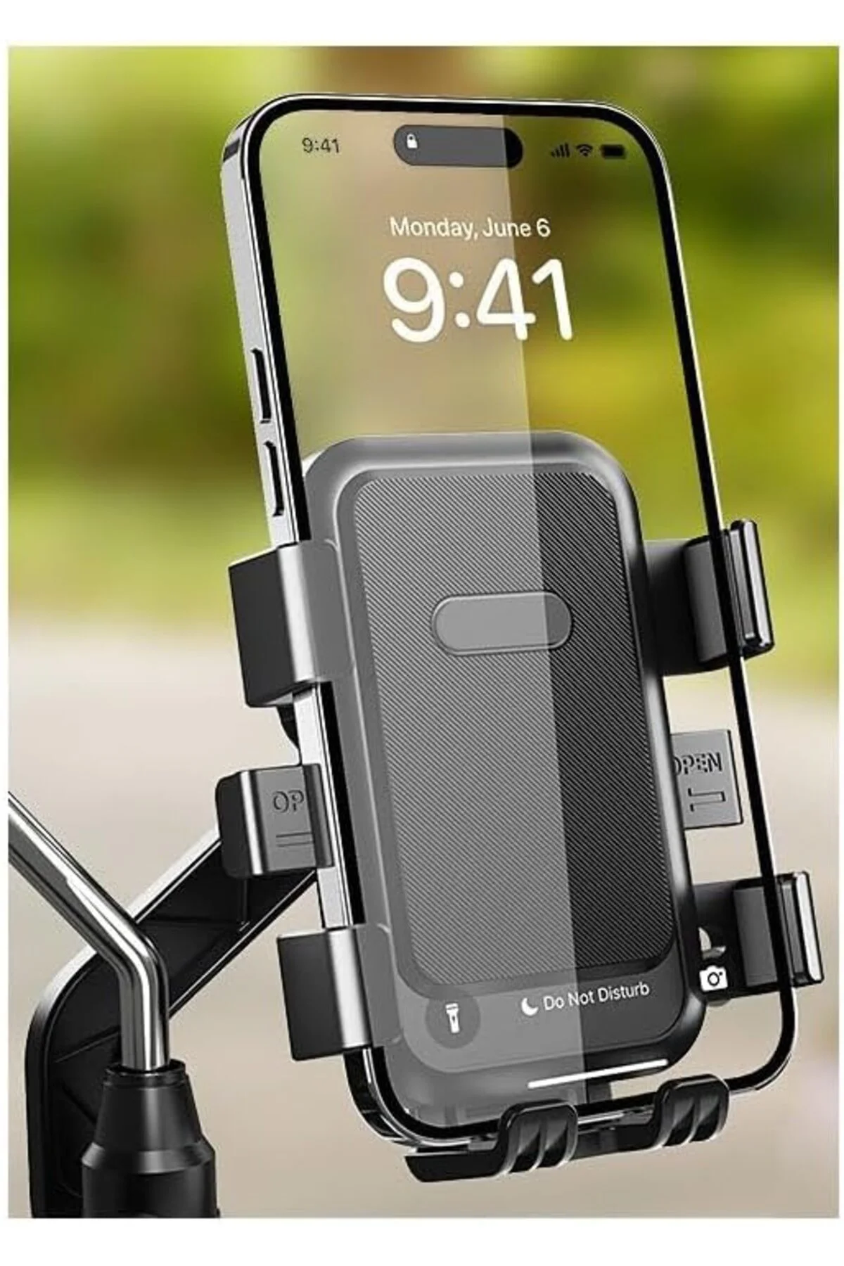 TTKTEKNOLOJİ Ga76 Motor Motosiklet Telefon Tutucu Tek El Kullanım