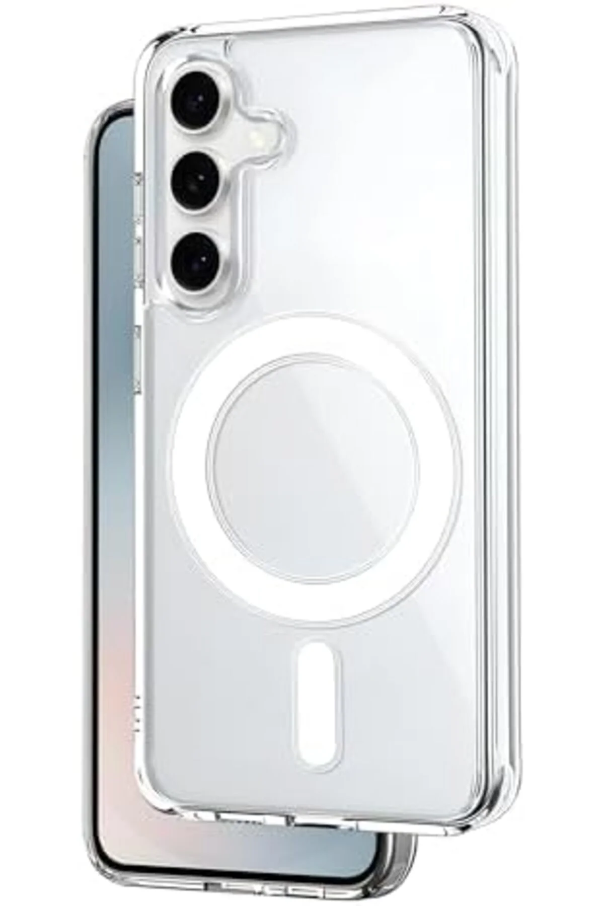 TTKTEKNOLOJİ Galaxy S25 FE için MagSafe ile Uyumlu Şok Emici Sili TTKTEKNOLOJİ Galaxy S25 FE için MagSafe ile Uyumlu Şok Emici Sili