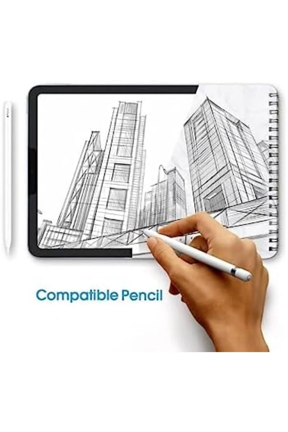 TTKTEKNOLOJİ Galaxy Tab S9 FE Plus ile Uyumlu Ekran Koruyucu Kağı