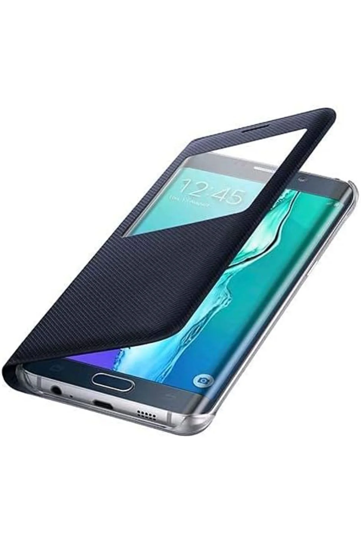 TTKTEKNOLOJİ Galaxy S6 edge+ G928 S View Kılıf, Lacivert TTKTEKNO TTKTEKNOLOJİ Galaxy S6 edge+ G928 S View Kılıf, Lacivert TTKTEKNO