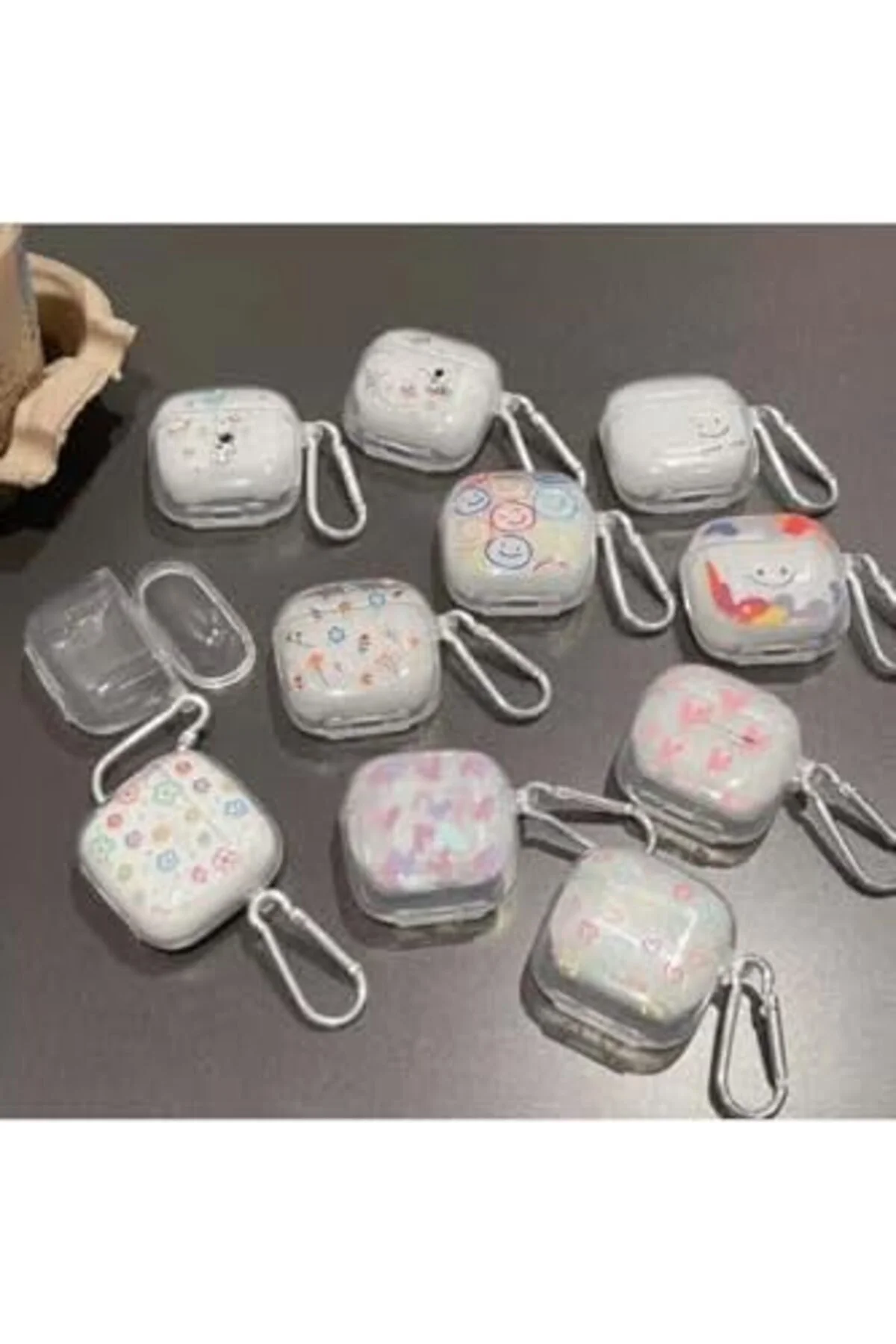 TTKTEKNOLOJİ Galaxy Buds 4 Pro Kılıf Transparan Kalp Pembe TTKTEK TTKTEKNOLOJİ Galaxy Buds 4 Pro Kılıf Transparan Kalp Pembe TTKTEK