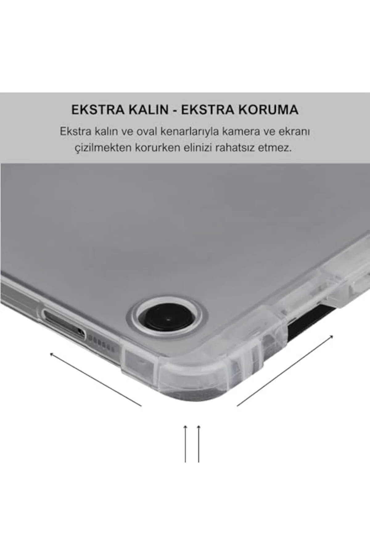 TTKTEKNOLOJİ Galaxy Tab A9+ Plus 11 inç Uyumlu Smart Kılıf, S Pen
