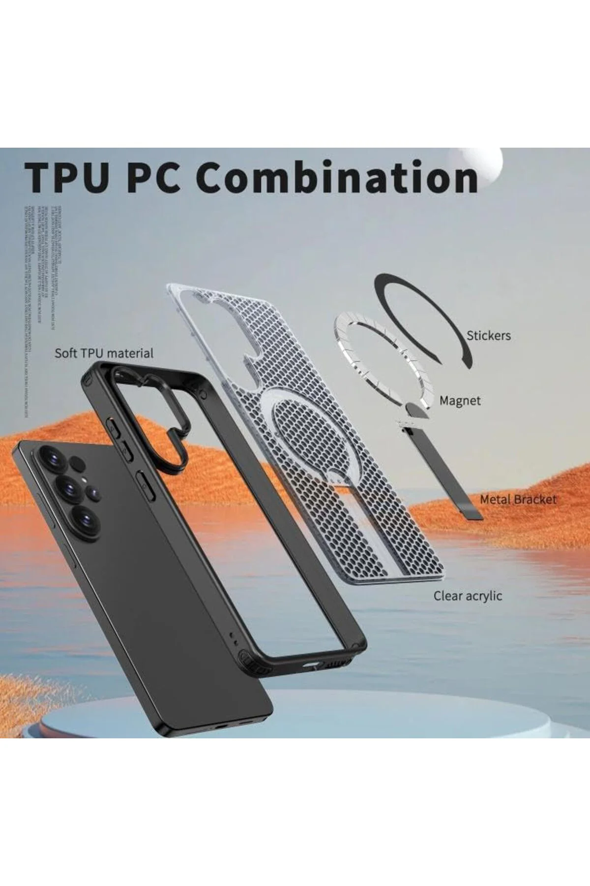 TTKTEKNOLOJİ Galaxy S26 Ultra için Kılıf Manyetik S26 Ultra Koruy TTKTEKNOLOJİ Galaxy S26 Ultra için Kılıf Manyetik S26 Ultra Koruy