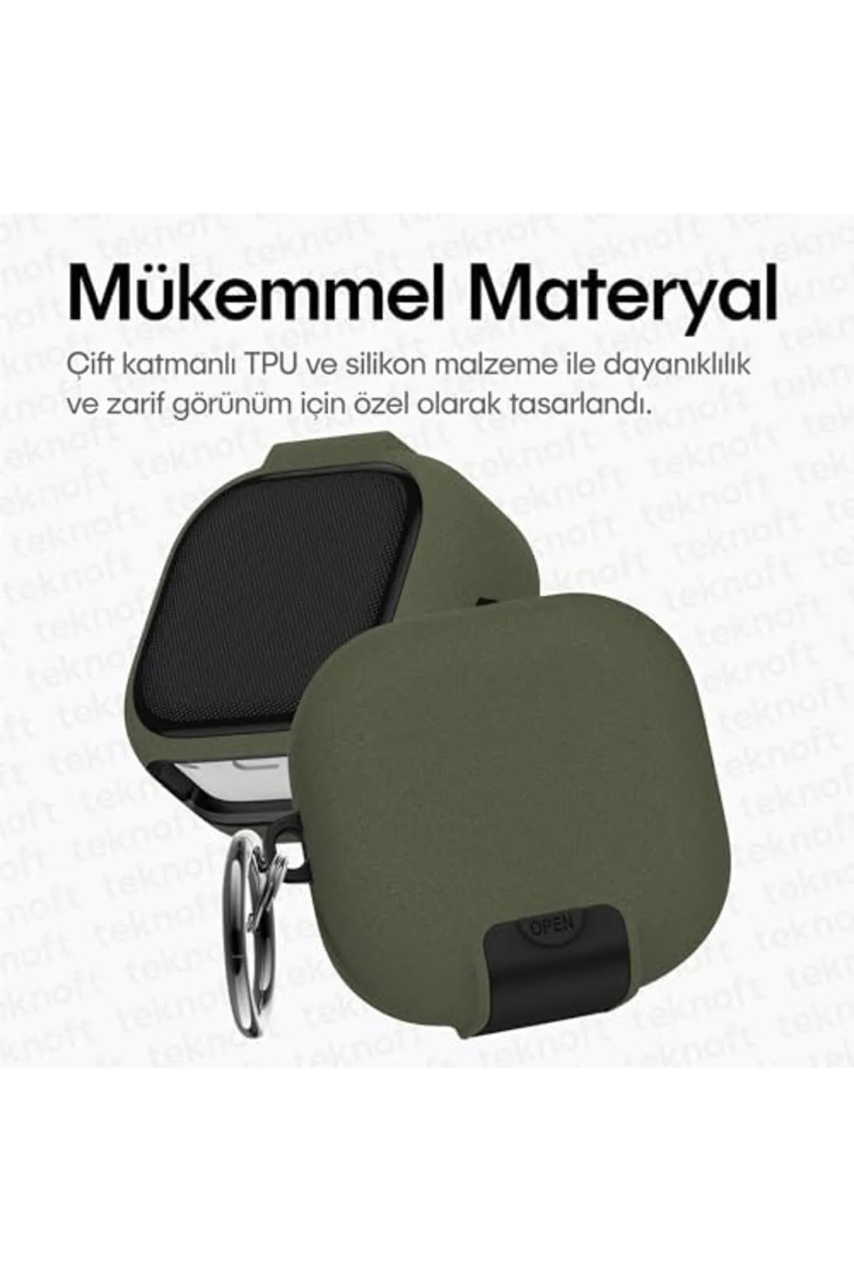 TTKTEKNOLOJİ Galaxy Buds 4 Pro ve Buds 4 ile Uyumlu Mandallı Kapa TTKTEKNOLOJİ Galaxy Buds 4 Pro ve Buds 4 ile Uyumlu Mandallı Kapa