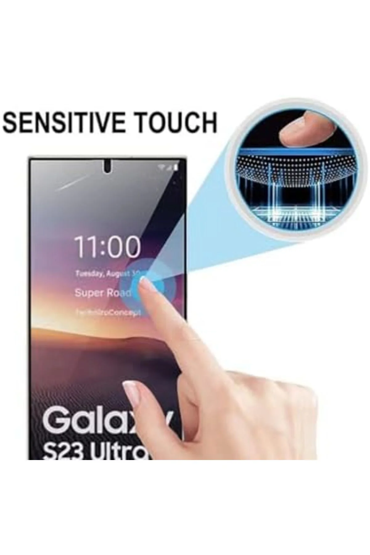 TTKTEKNOLOJİ Galaxy S23 Ultra ile uyumlu Polymer Tam Kaplama Ekra TTKTEKNOLOJİ Galaxy S23 Ultra ile uyumlu Polymer Tam Kaplama Ekra