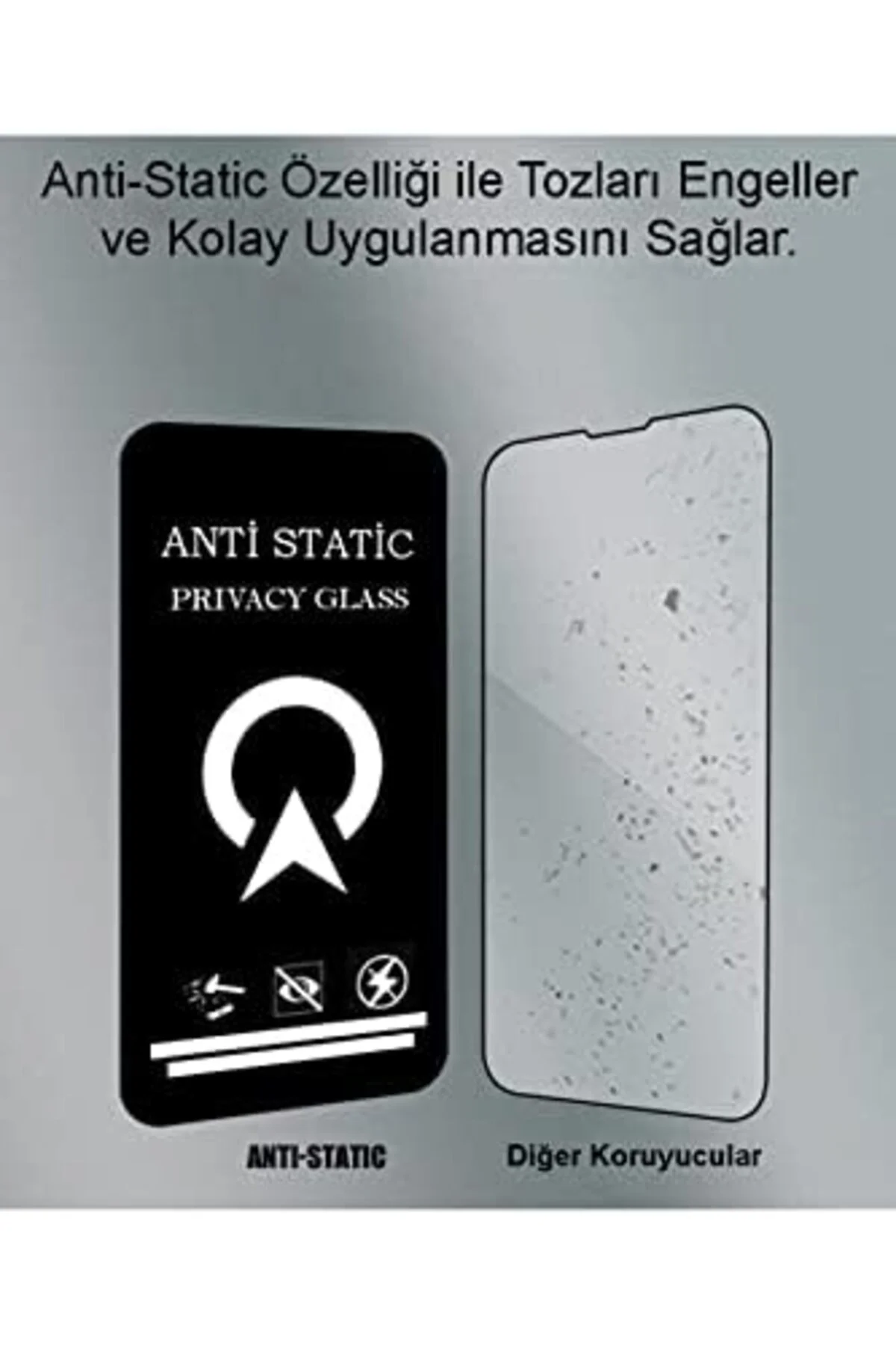 TTKTEKNOLOJİ Galaxy M31s ile uyumlu Tam Kaplayan Anti Statik Görü