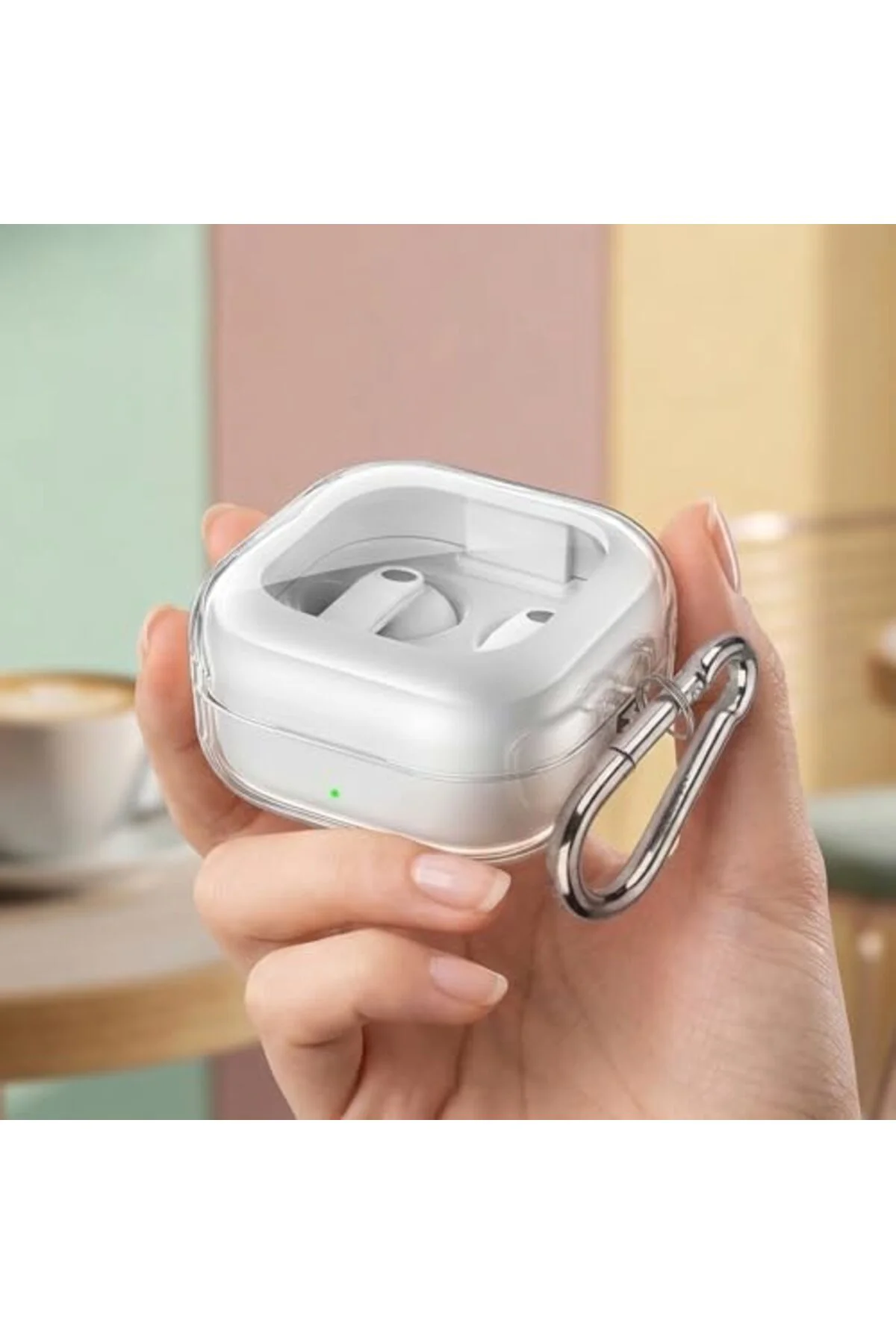 TTKTEKNOLOJİ Galaxy Buds 4 Kılıf Askı Aparatlı Transparan Silikon TTKTEKNOLOJİ Galaxy Buds 4 Kılıf Askı Aparatlı Transparan Silikon