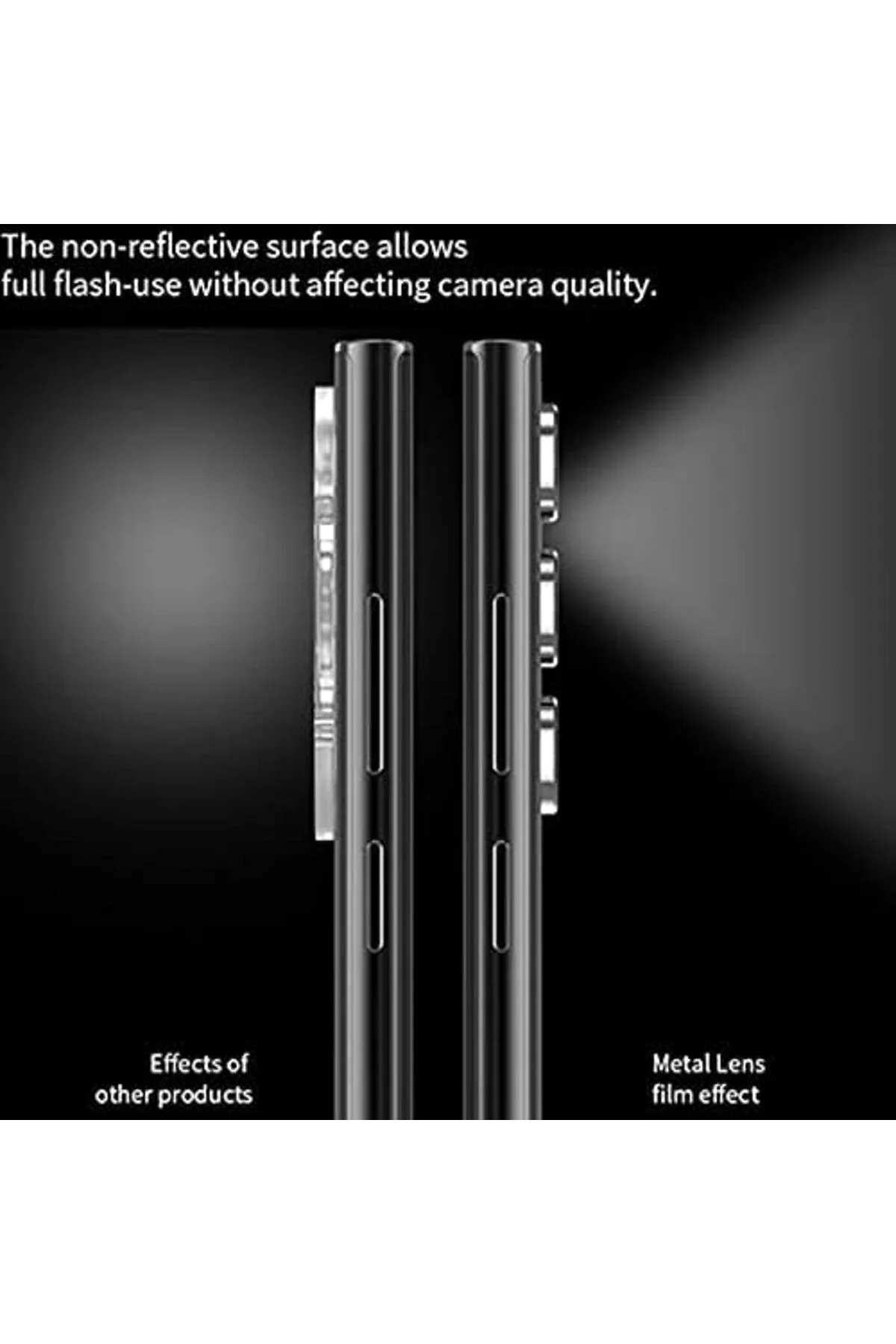 TTKTEKNOLOJİ Galaxy S23 Ultra ile uyumlu Kamera Lens Koruyucu Ine