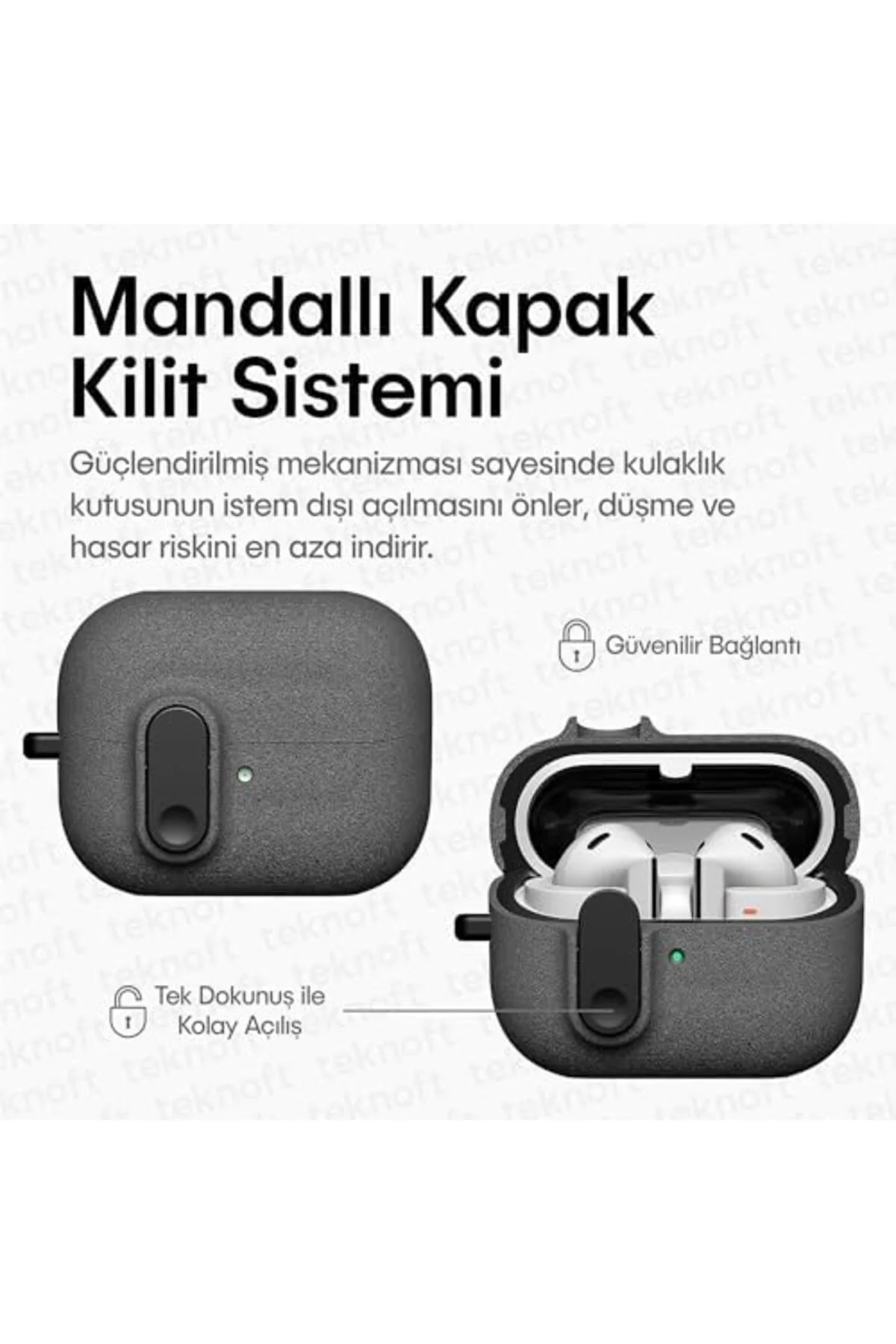 TTKTEKNOLOJİ Galaxy Buds 3 Pro, Buds 3 ve Buds 3 FE ile Uyumlu Ma