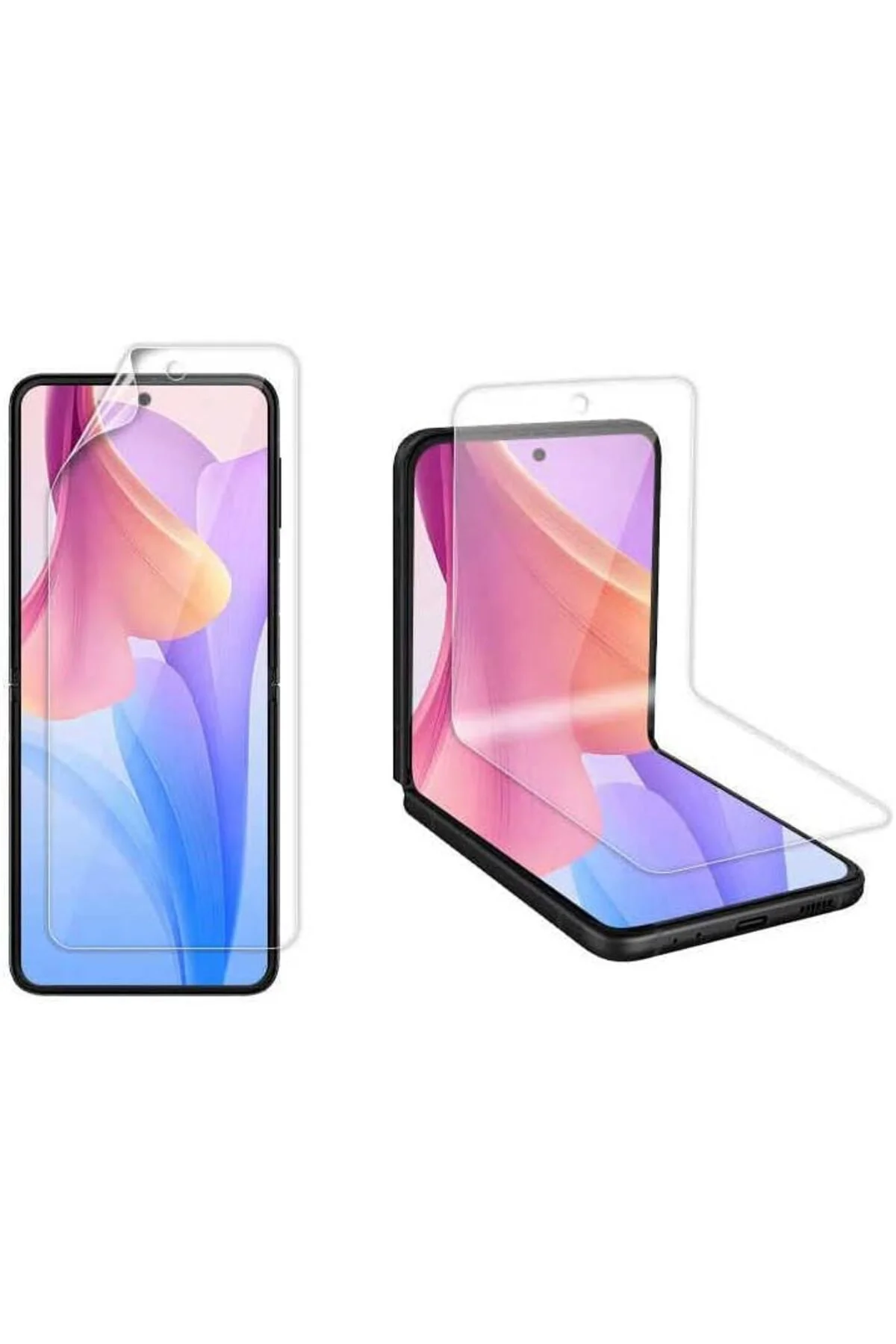 TTKTEKNOLOJİ Galaxy Z Flip 4 ile uyumlu Full Ekran Ön Arka Koruyu TTKTEKNOLOJİ Galaxy Z Flip 4 ile uyumlu Full Ekran Ön Arka Koruyu