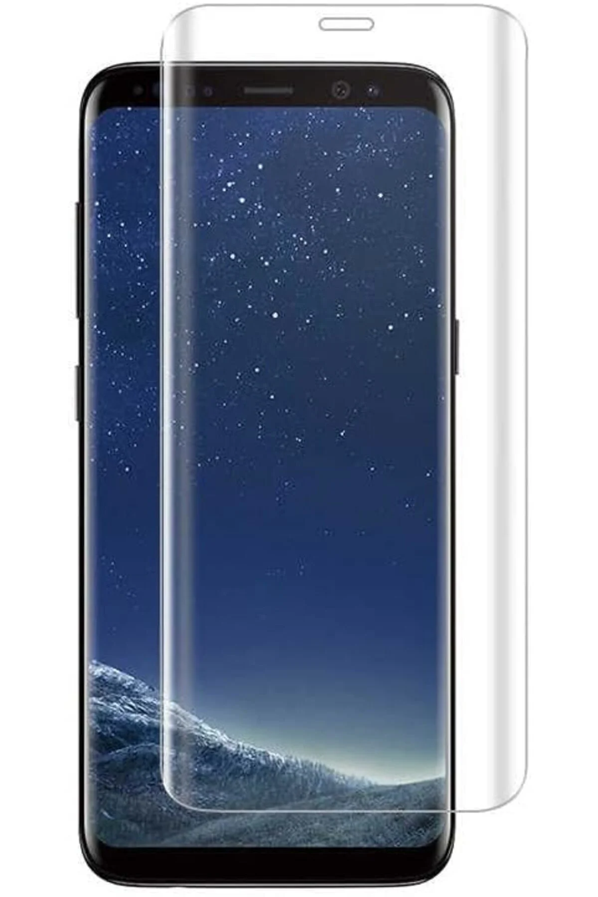 TTKTEKNOLOJİ Galaxy S8 ile uyumlu Pet Full Ekran Koruyucu Renksiz TTKTEKNOLOJİ Galaxy S8 ile uyumlu Pet Full Ekran Koruyucu Renksiz