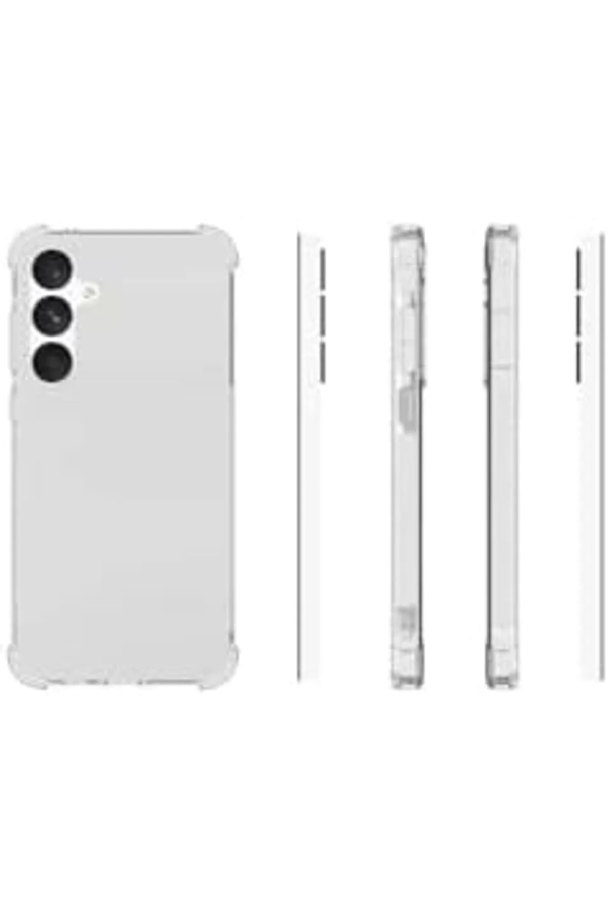 TTKTEKNOLOJİ Galaxy A55 Kapak Şeffaf Airbag Antishock Köşe Koruma TTKTEKNOLOJİ Galaxy A55 Kapak Şeffaf Airbag Antishock Köşe Koruma