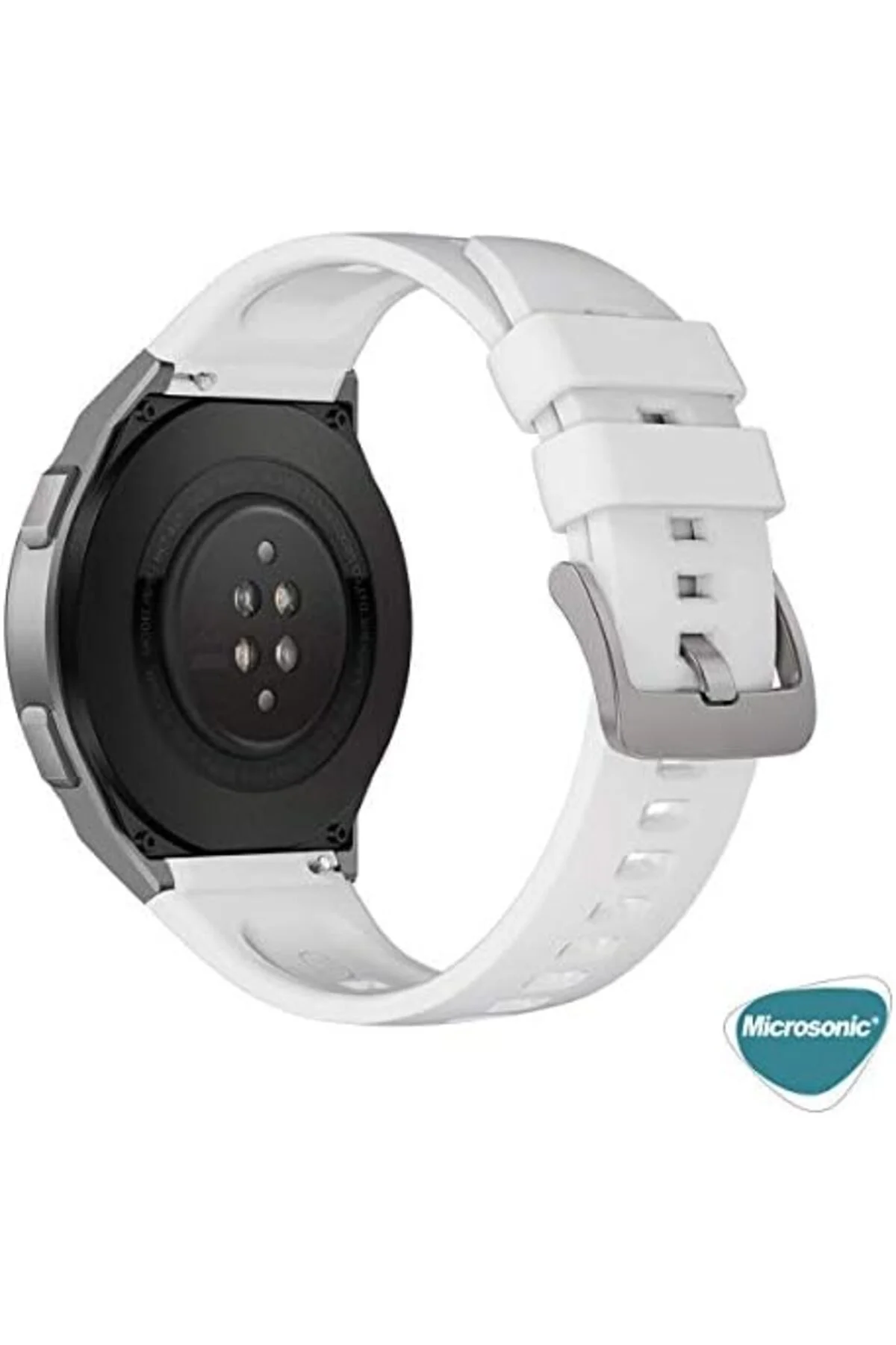 TTKTEKNOLOJİ Galaxy 46mm için Kordon, Silicone RapidBands Siyah T