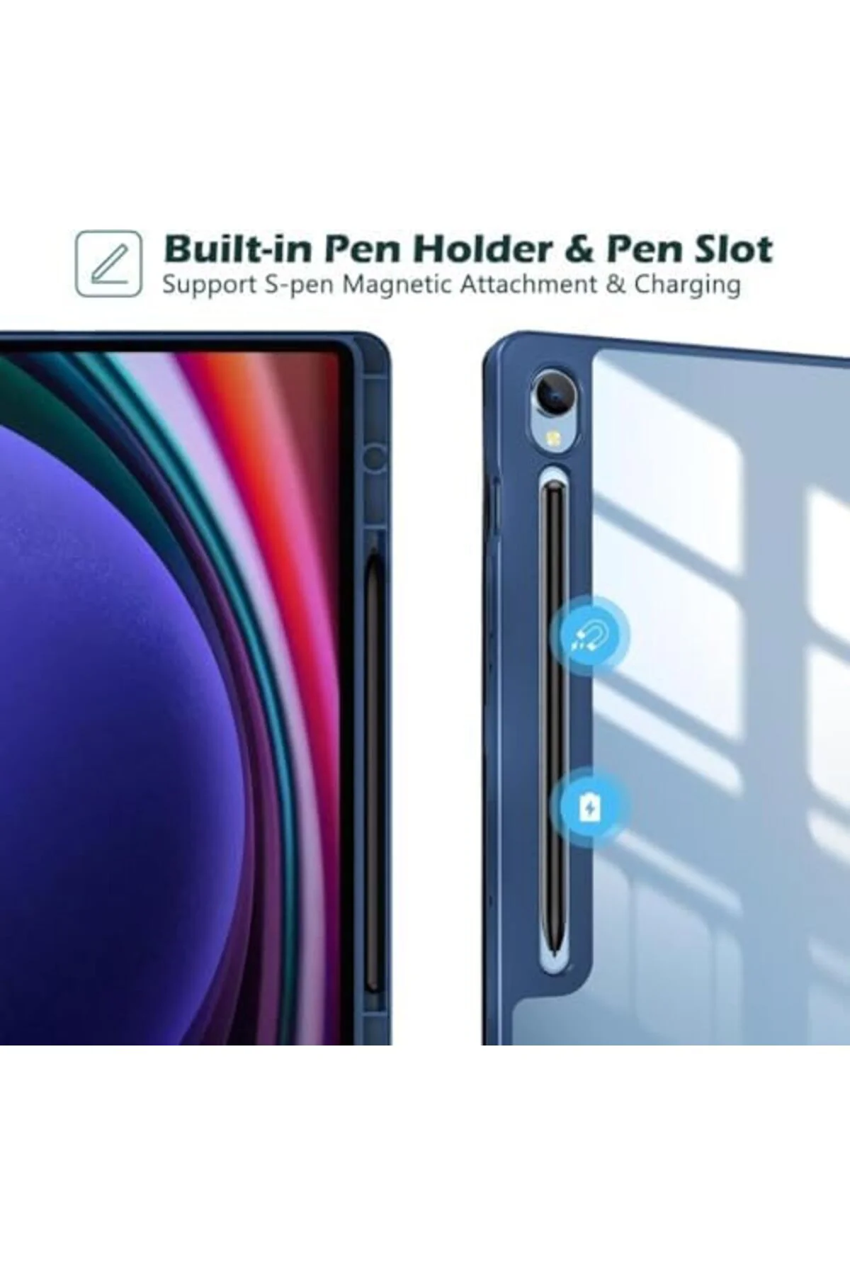 TTKTEKNOLOJİ Galaxy Tab S9 FE Plus/S10 Plus/S9 Plus ile uyumlu Kı TTKTEKNOLOJİ Galaxy Tab S9 FE Plus/S10 Plus/S9 Plus ile uyumlu Kı