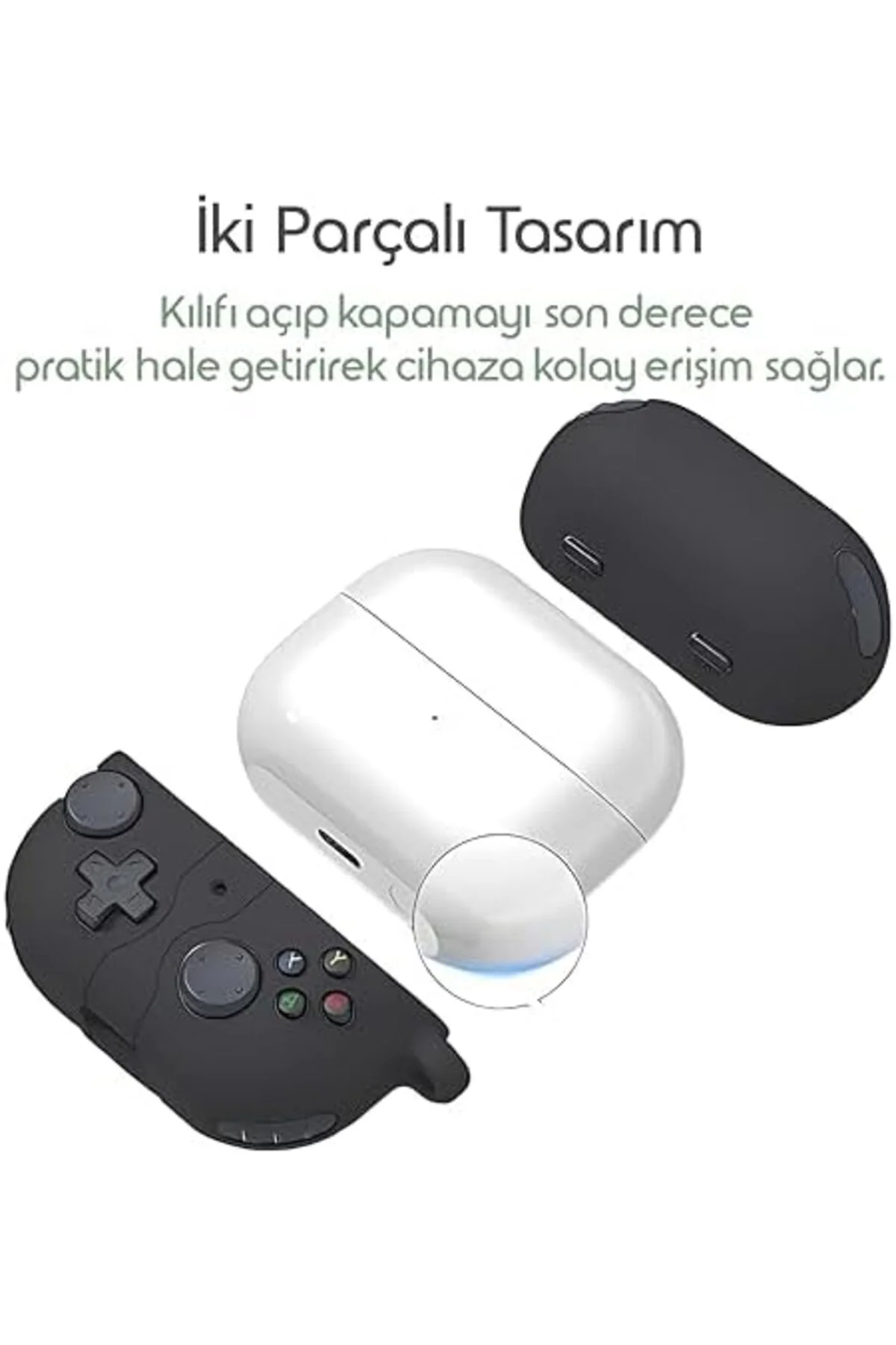 TTKTEKNOLOJİ Galaxy Buds 3-Pro-3 FE için Kulaklık Kılıfı Darbe Em
