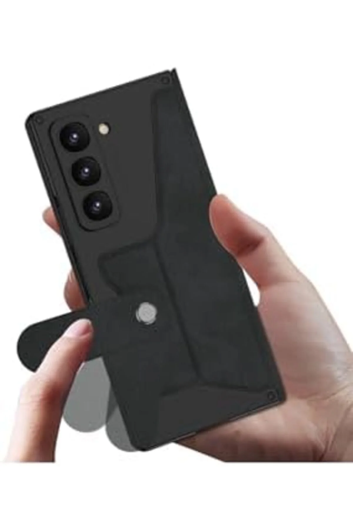 TTKTEKNOLOJİ Galaxy Z Fold 6 Kılıf Kamera Korumalı Kadife Tasarım