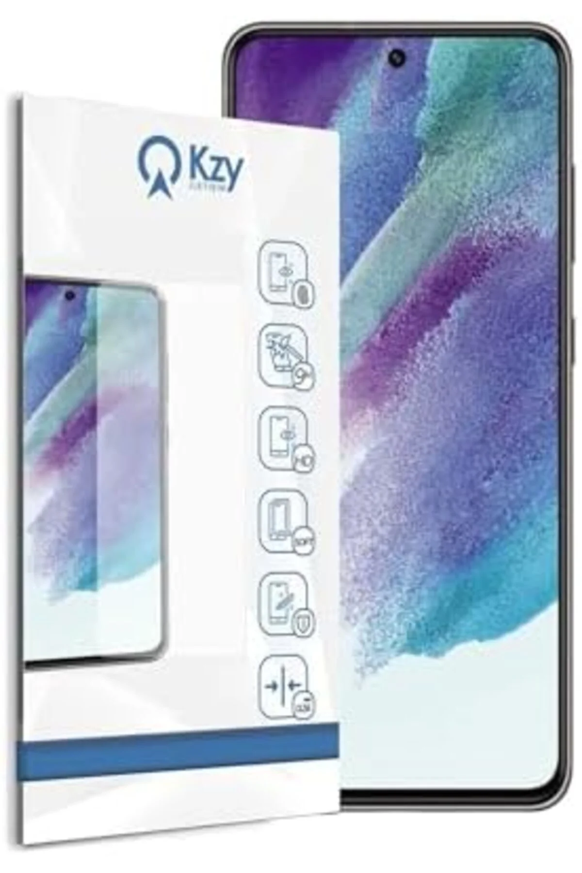 TTKTEKNOLOJİ Galaxy S21 FE ile uyumlu Temperli Ekran Koruyucu Kır