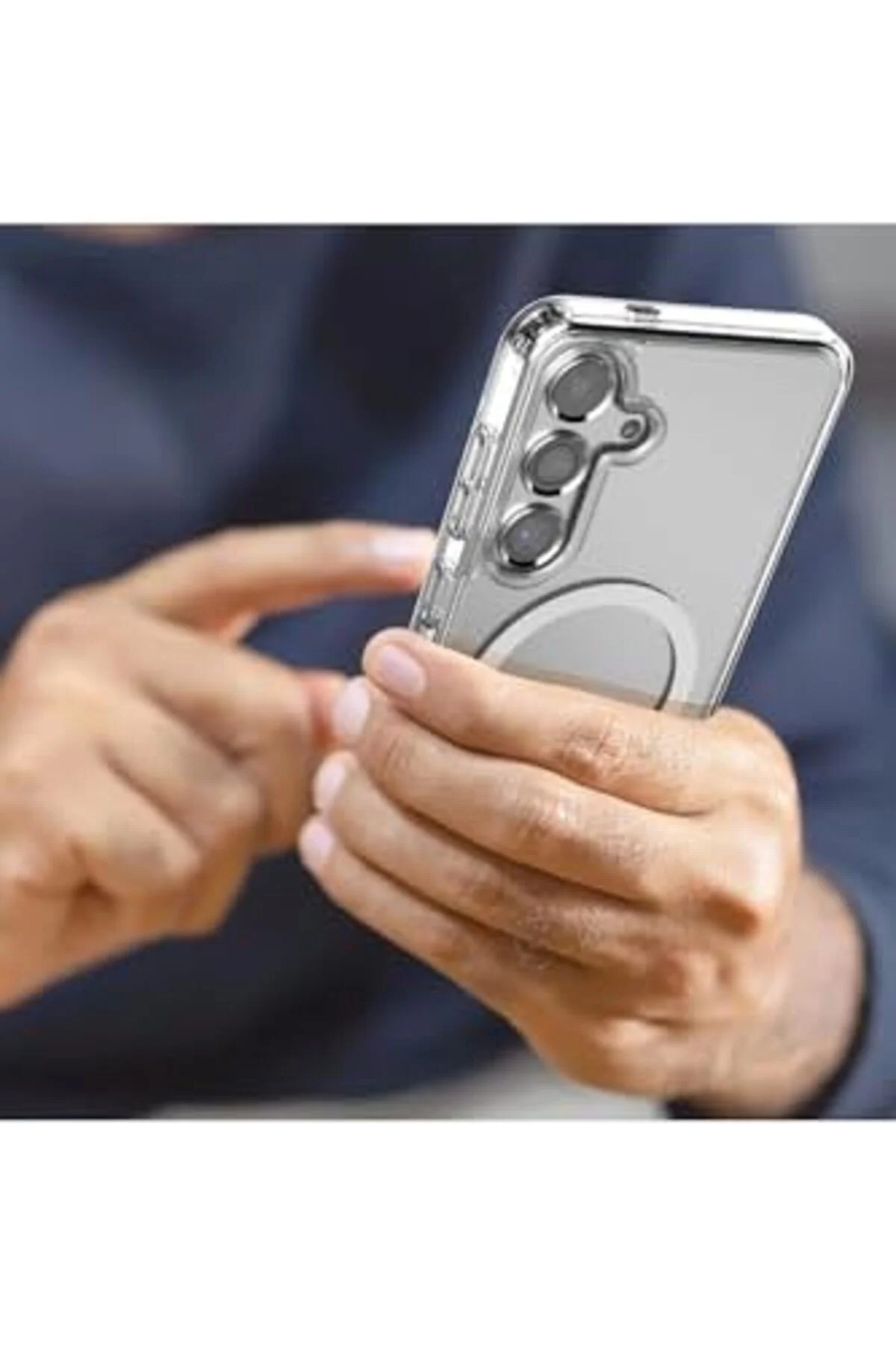 TTKTEKNOLOJİ Galaxy A26 Kılıf Kablosuz Şarj Destekli Şeffaf Silik TTKTEKNOLOJİ Galaxy A26 Kılıf Kablosuz Şarj Destekli Şeffaf Silik