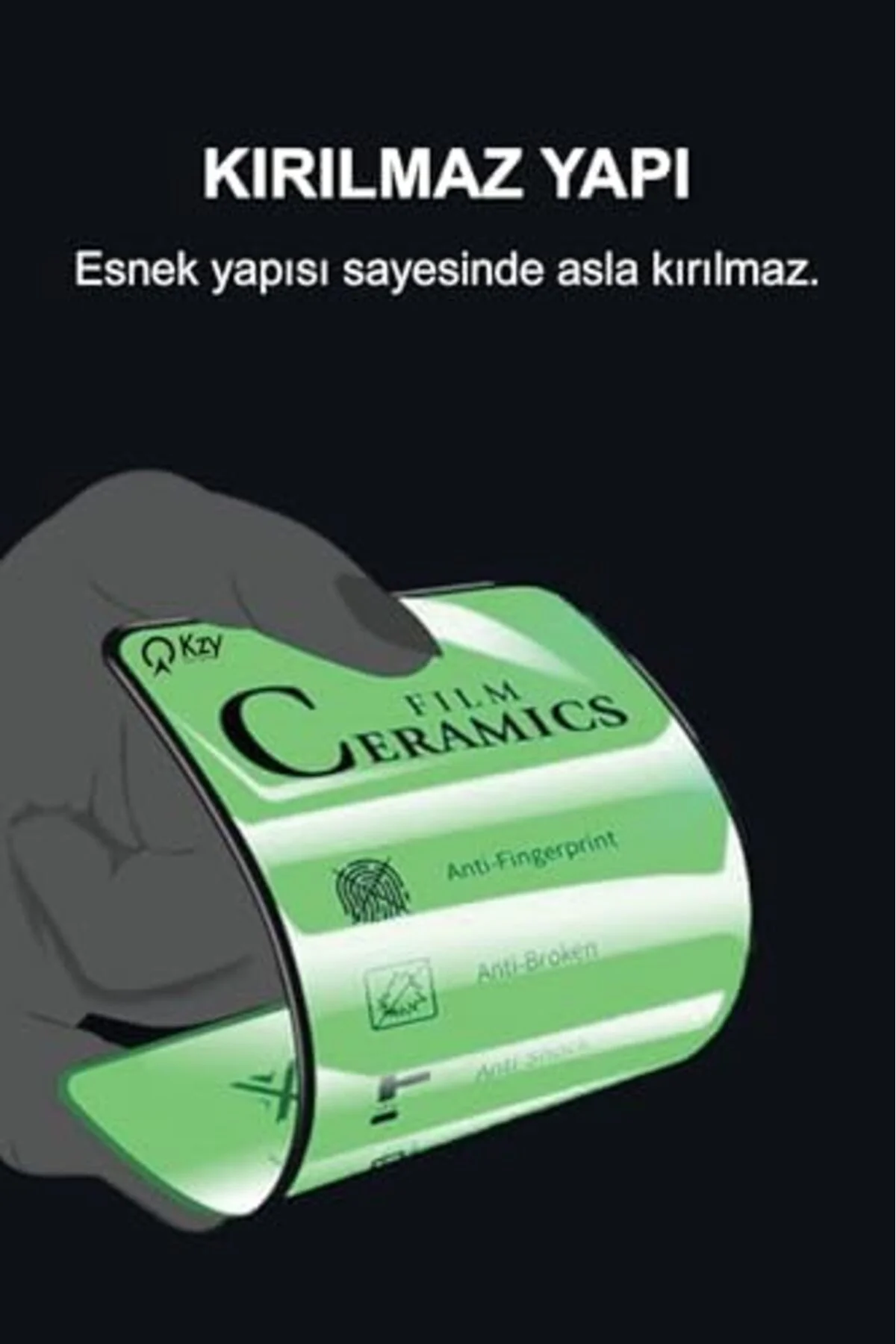 TTKTEKNOLOJİ Galaxy S20 FE ile uyumlu Tam Kaplayan Seramik Esnek 