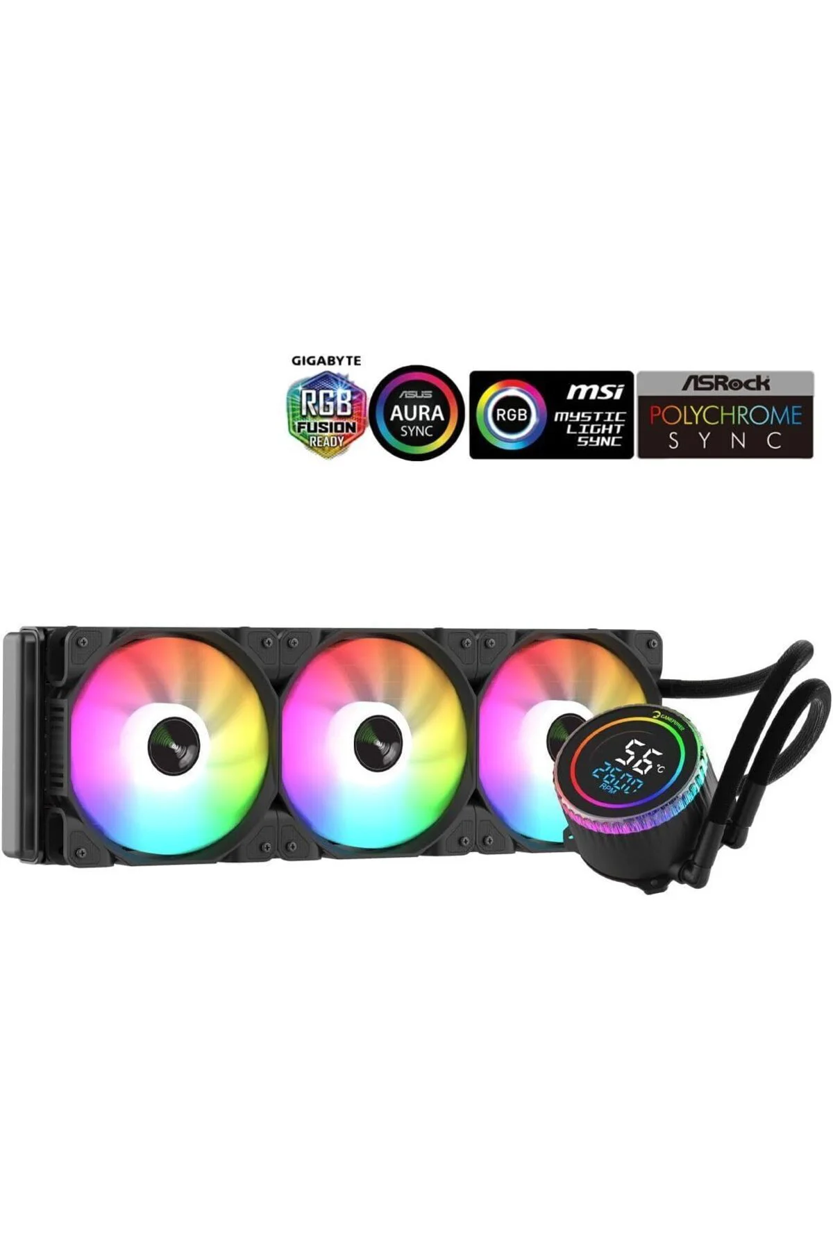 TTKTEKNOLOJİ Gamepower Skadi Round 360 ARGB 360mm Sıvı İşlemci So