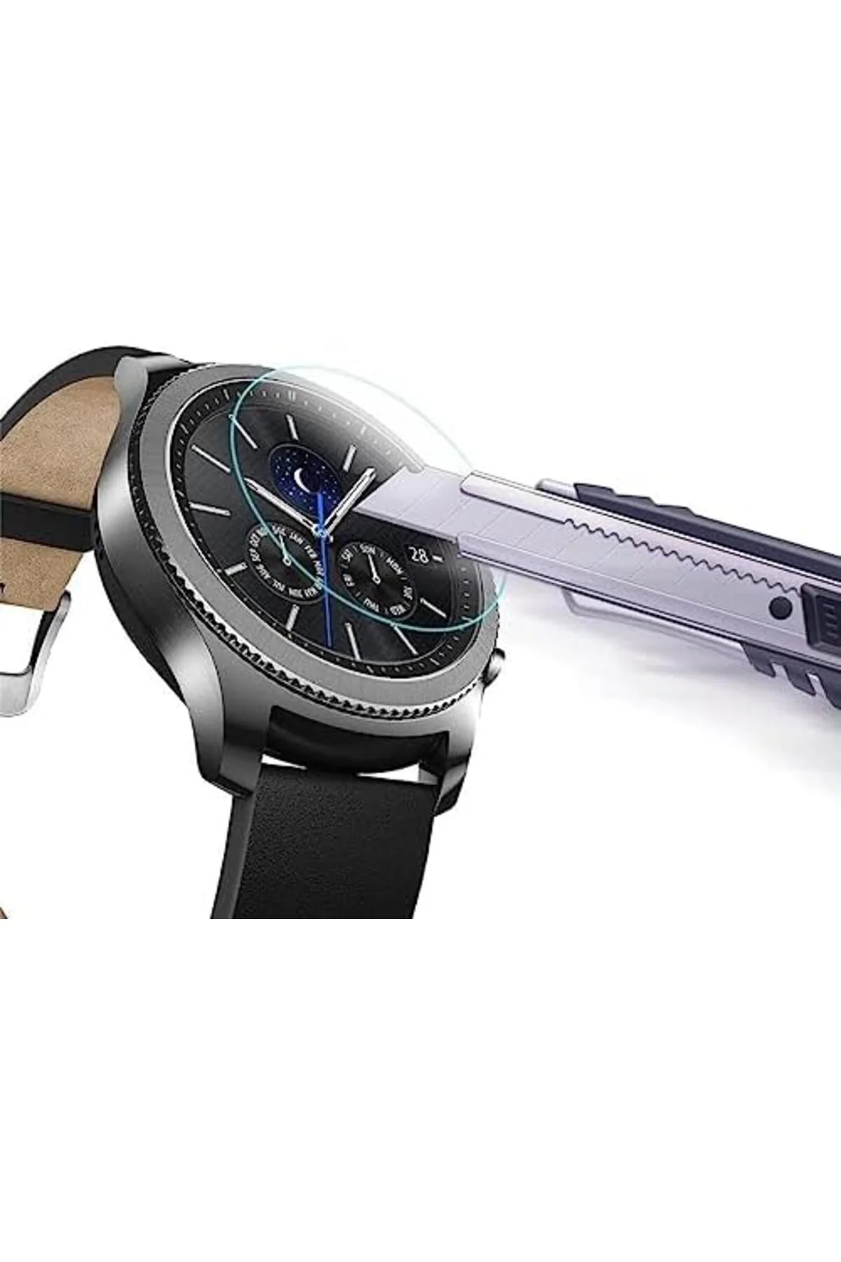 TTKTEKNOLOJİ Gear S3 Frontier Ekran Koruyucu 9H Parlak Şeffaf 2 A TTKTEKNOLOJİ Gear S3 Frontier Ekran Koruyucu 9H Parlak Şeffaf 2 A