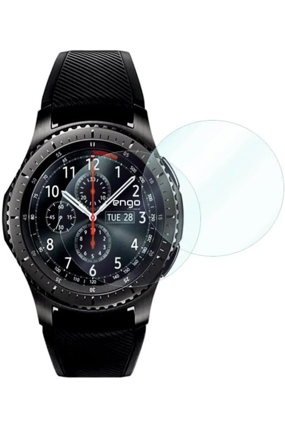 TTKTEKNOLOJİ Gear S3 Frontier Ekran Koruyucu 9H Parlak Şeffaf 2 A TTKTEKNOLOJİ Gear S3 Frontier Ekran Koruyucu 9H Parlak Şeffaf 2 A