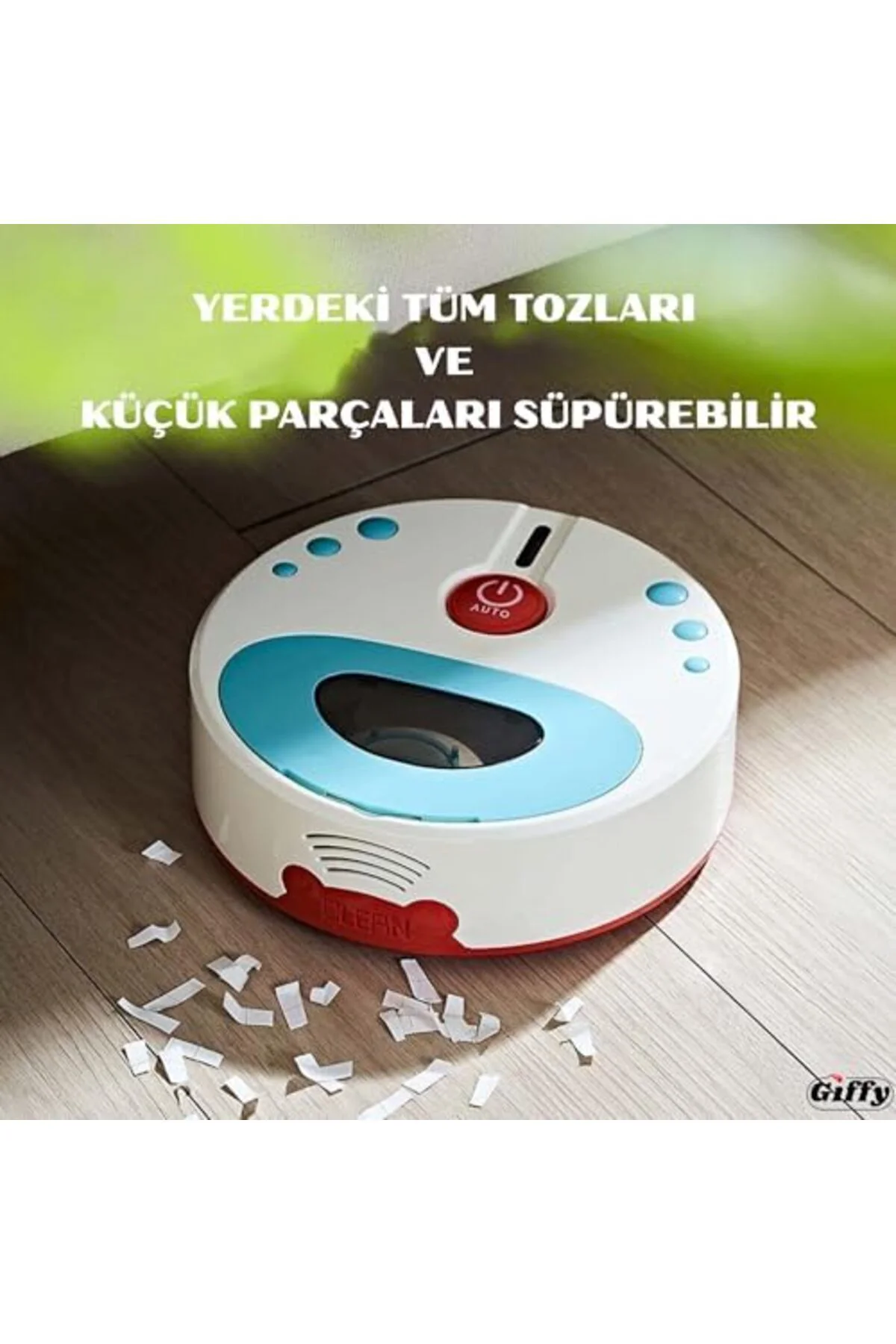 TTKTEKNOLOJİ Giffy/Oyuncak Pilli Süpürge Sesli Ve Işıklı Gerçek S