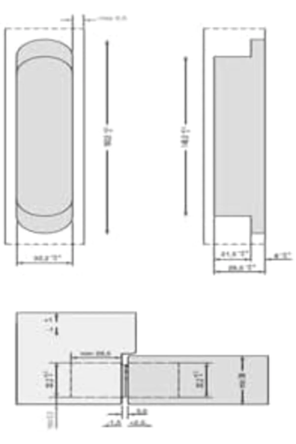 TTKTEKNOLOJİ Gizli Menteşe 180X32 Mm Altın Rengi Renk Tek Ebat Hg