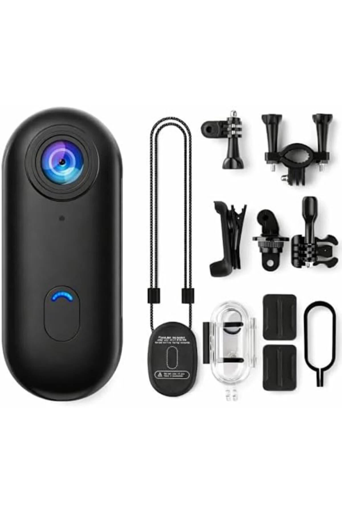 TTKTEKNOLOJİ Göğüse Takılabilir Mıknatıslı Kolyeli 1080P Mini Gen