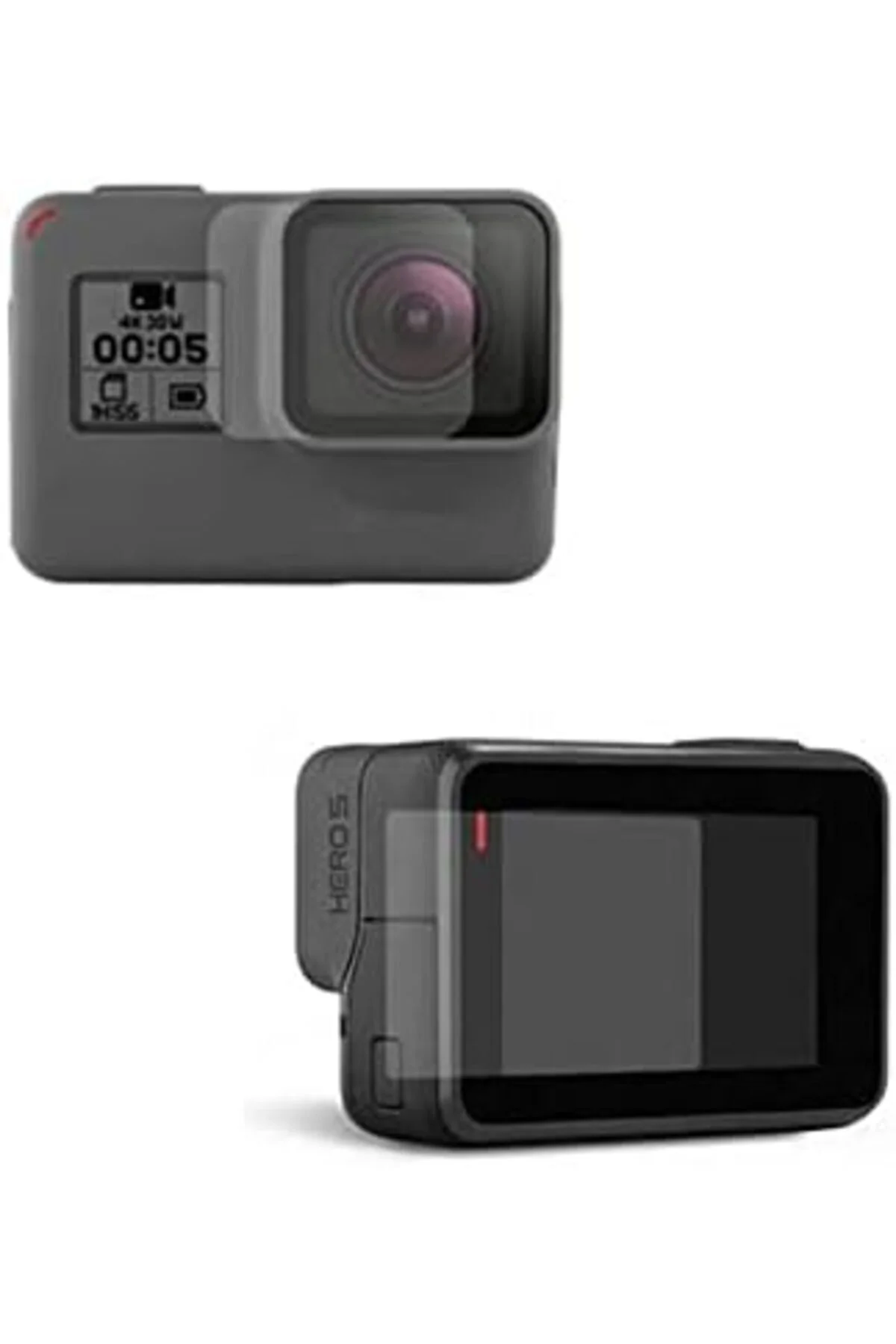 TTKTEKNOLOJİ Gopro Hero 5 Uyumlu Lcd ve Lens Koruyucu TTKTEKNOLOJ