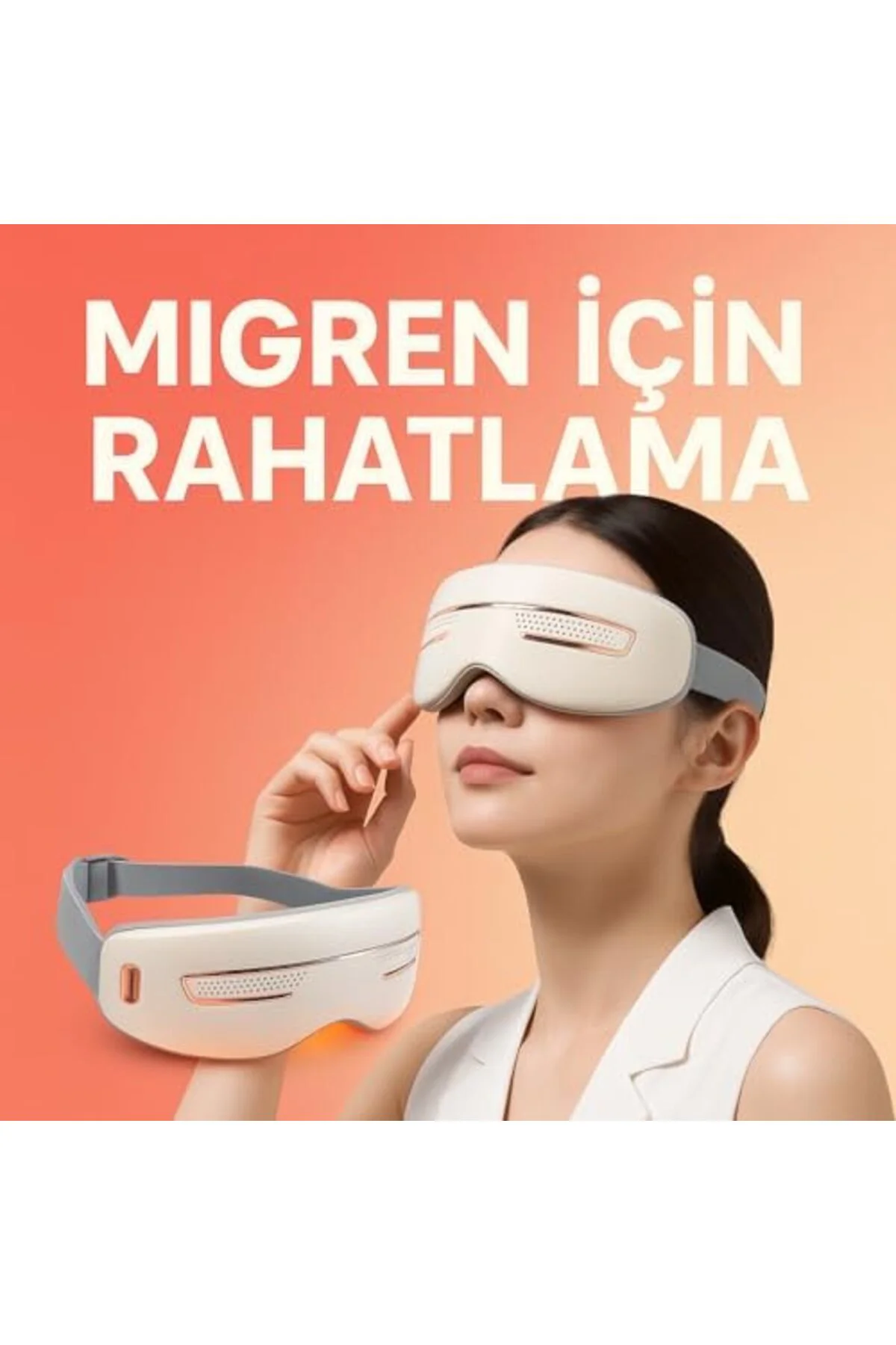 TTKTEKNOLOJİ Göz Masaj Aleti taşınabilir, ısıtmalı, soğutmalı, bl